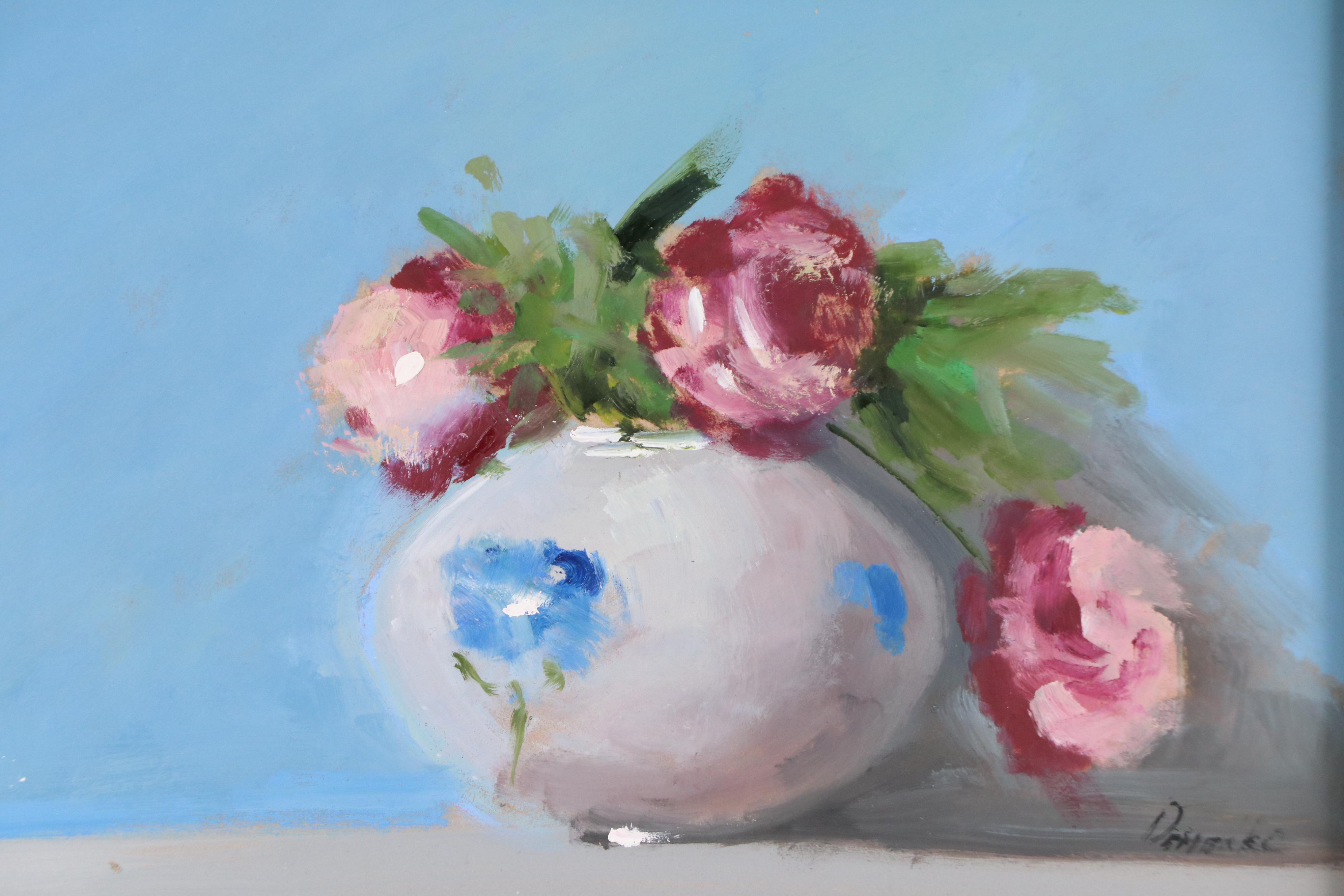 Natalia Demenko Floral Still Life Oil Painting, 21st Century