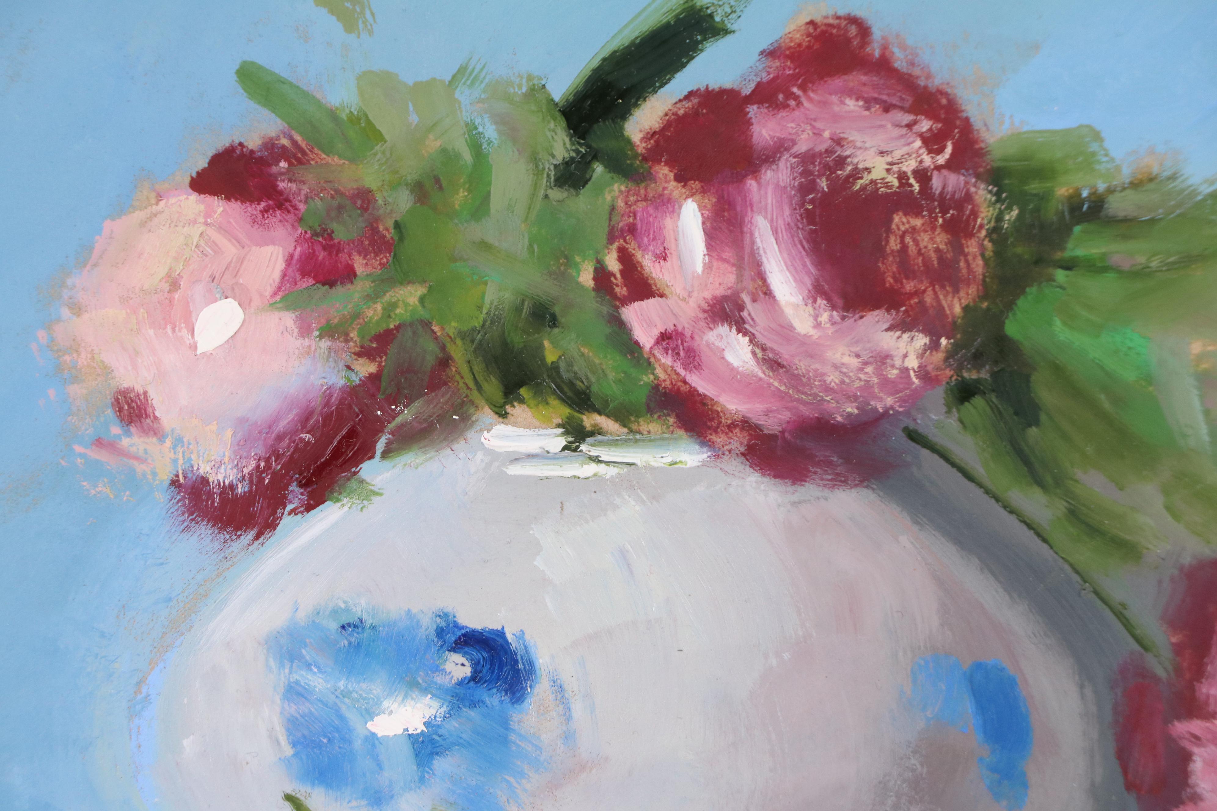 Natalia Demenko Floral Still Life Oil Painting, 21st Century