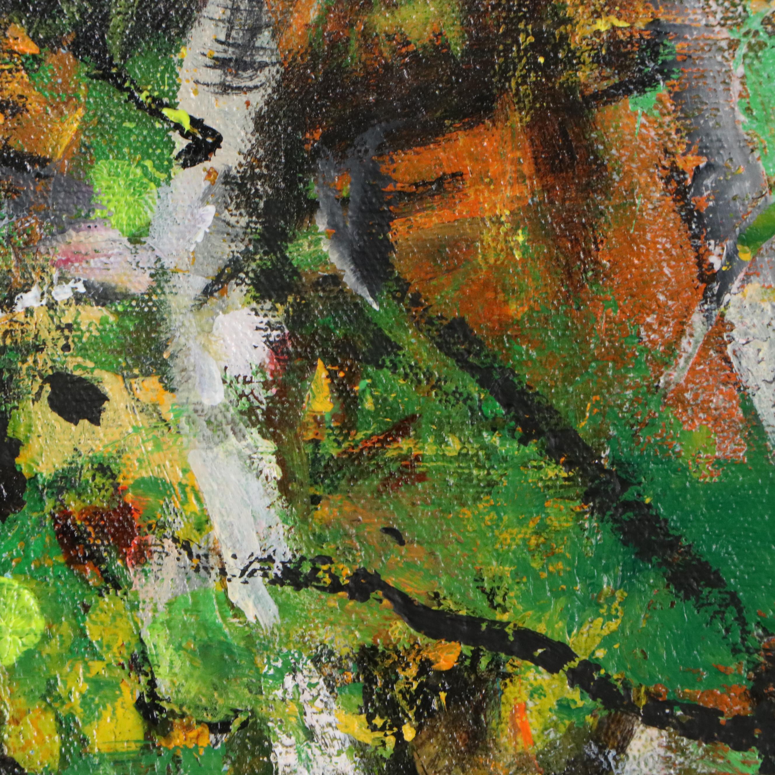 Mark Whitmarsh Acrylic Painting "Garden of Time," 2025