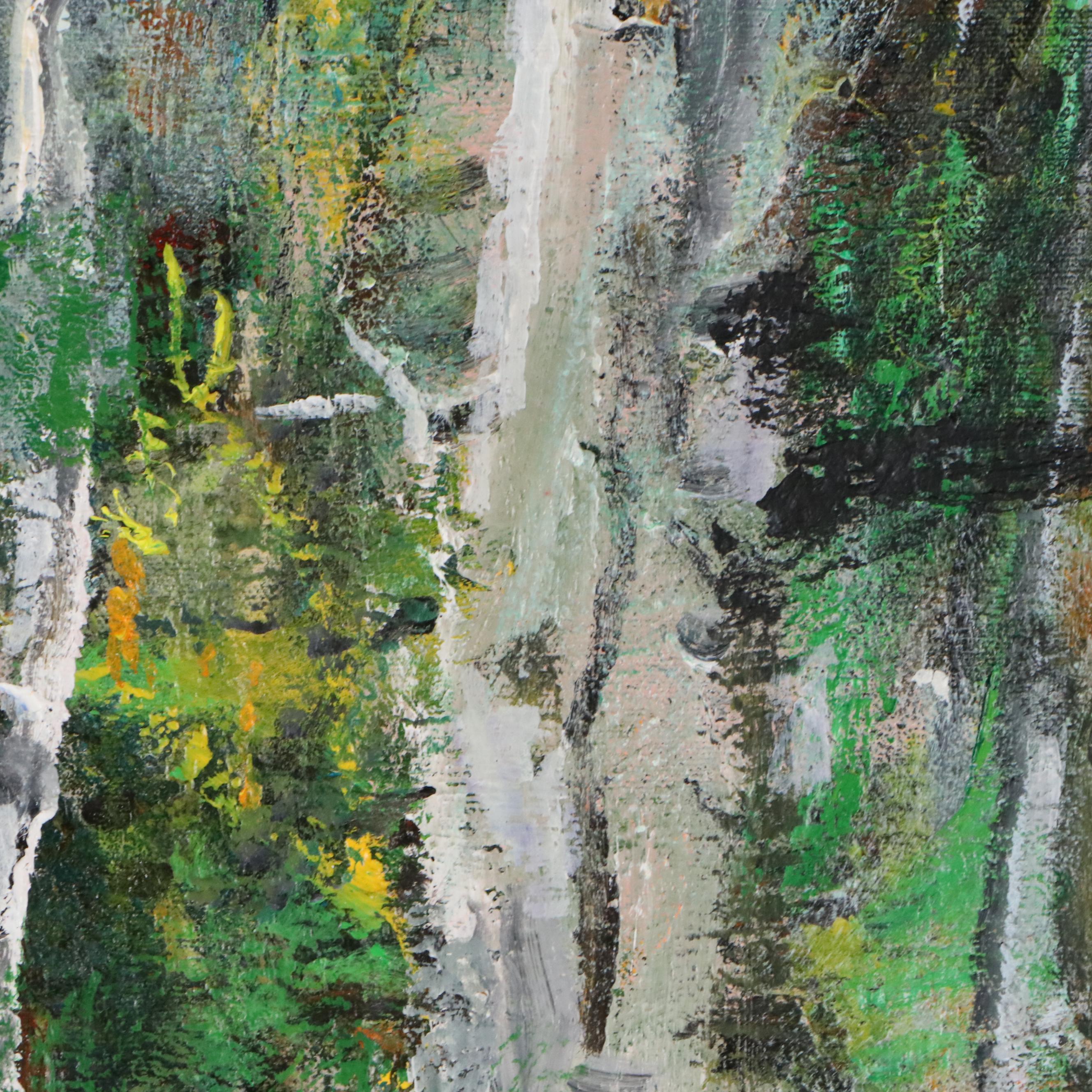 Mark Whitmarsh Acrylic Painting "Garden of Time," 2025