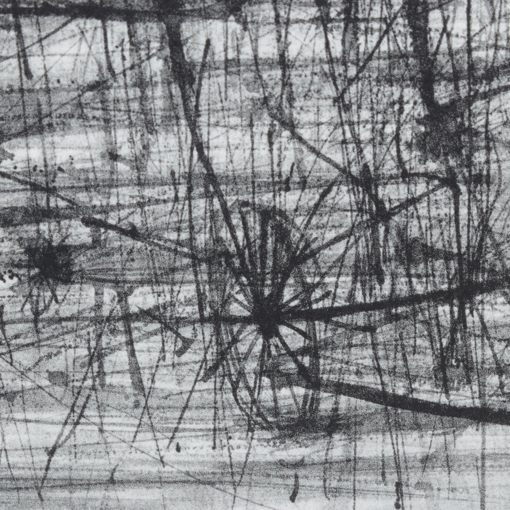 Jean Carzou Lithograph "La Fin du Tour" From "L'Apocalypse," 1959