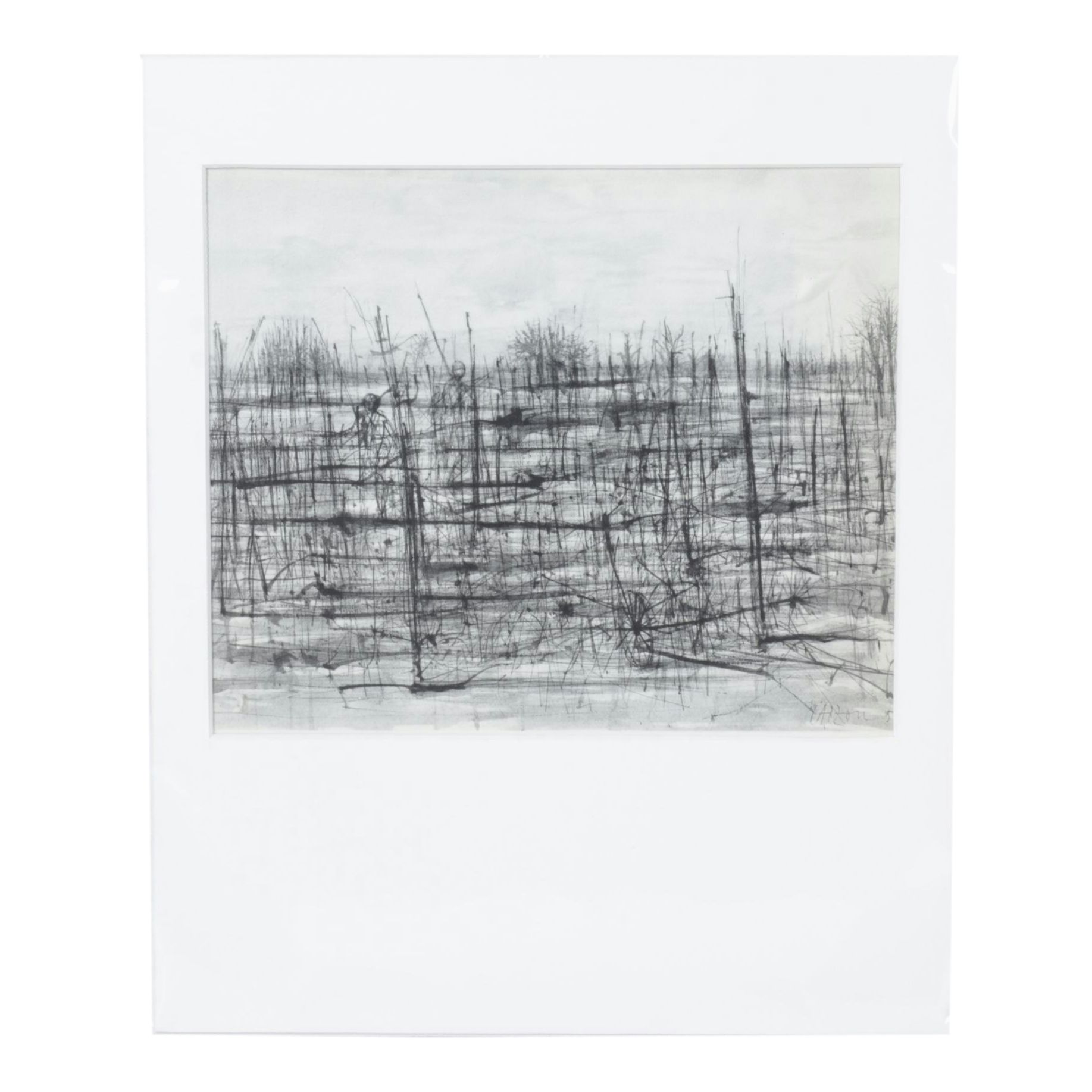 Jean Carzou Lithograph "La Fin du Tour" From "L'Apocalypse," 1959