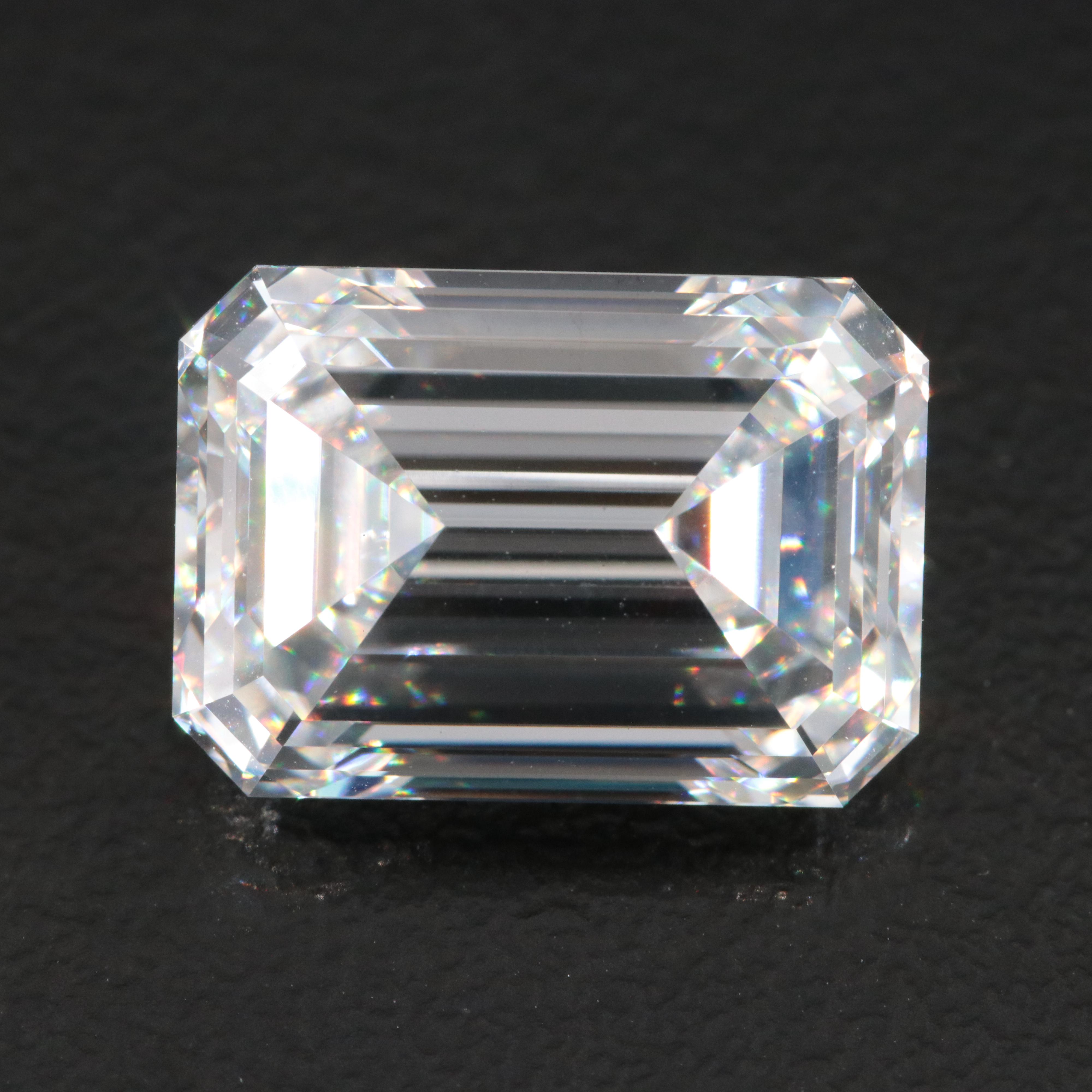 Loose 7.34 CT Lab Grown Diamond with IGI Report