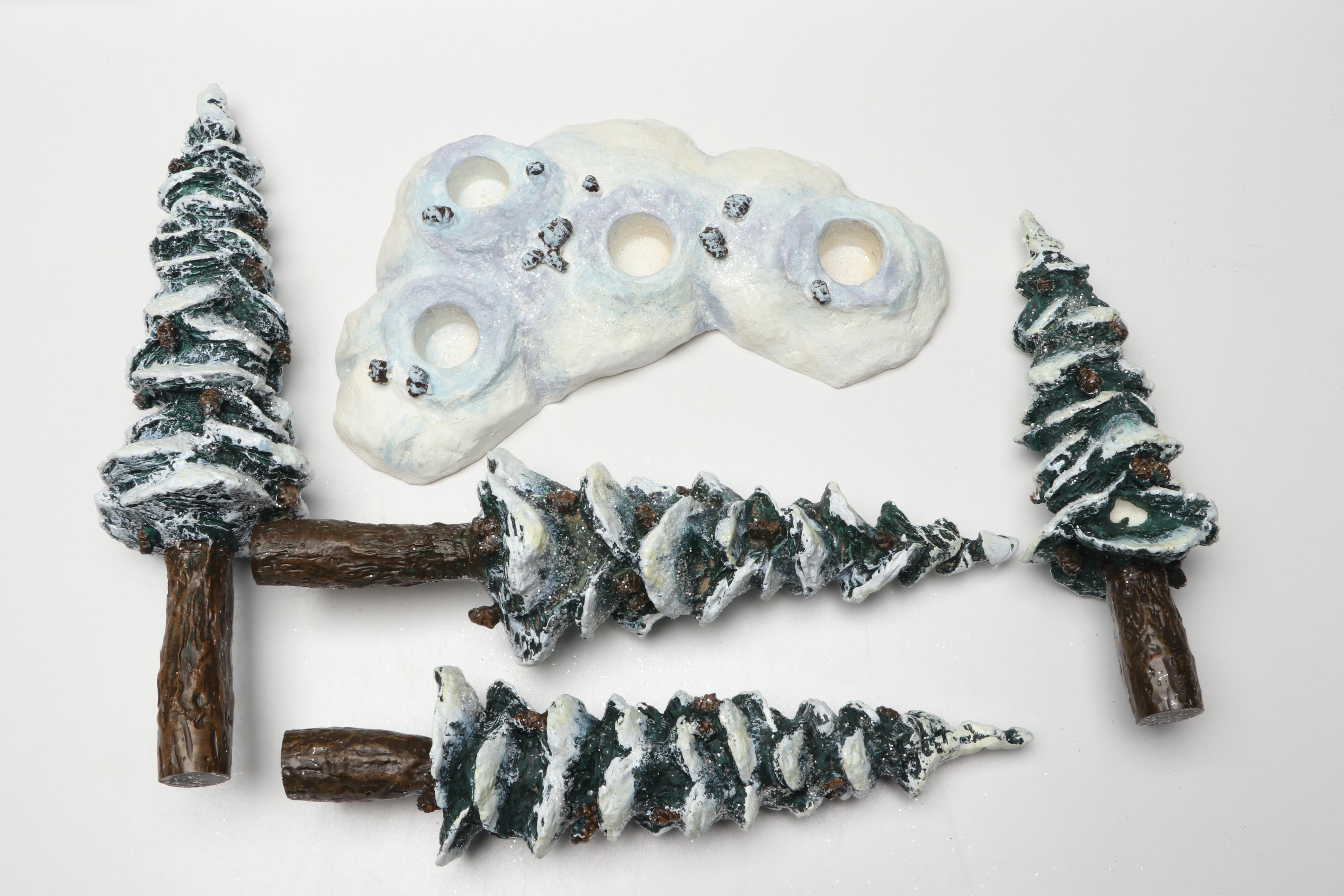 Department 56 "Craggy Cove Lighthouse" and Other New England Village Buildings