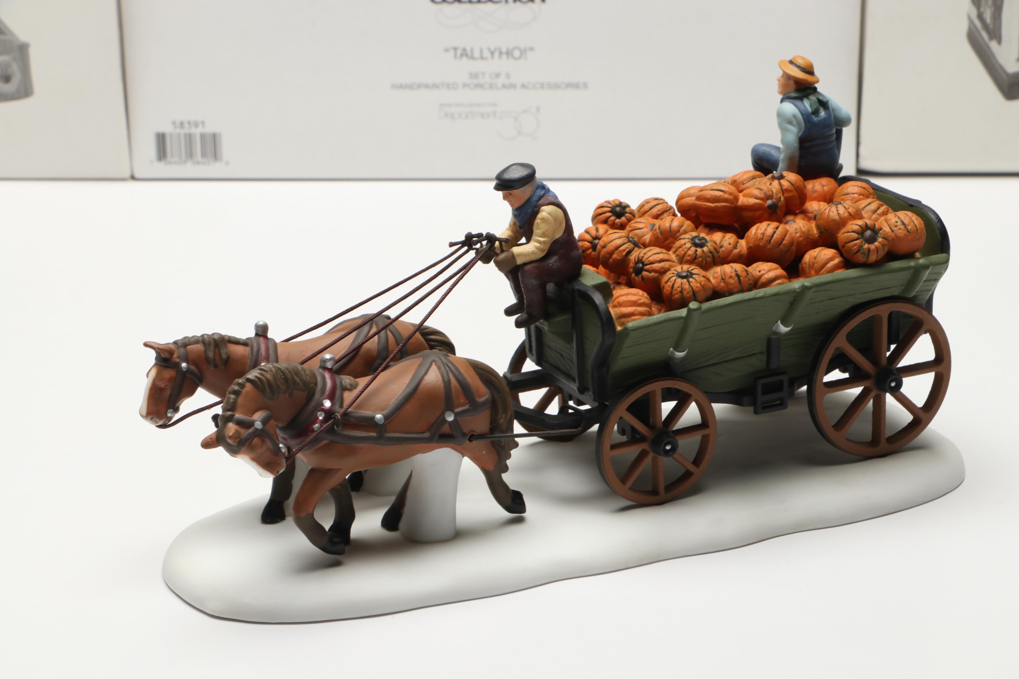 Department 56 "Craggy Cove Lighthouse" and Other New England Village Buildings