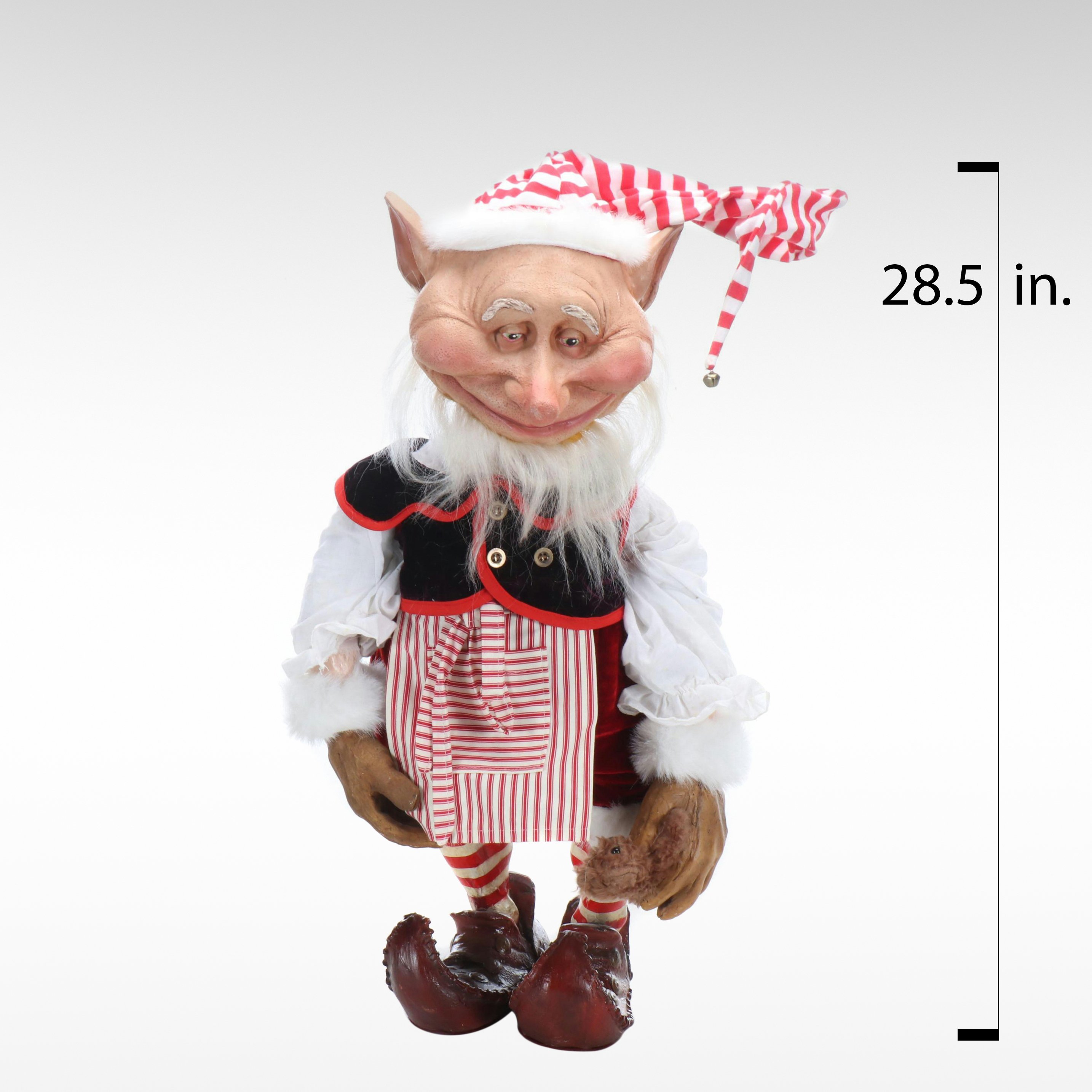 Mario Chiodo Christmas Elf with Toy Bear