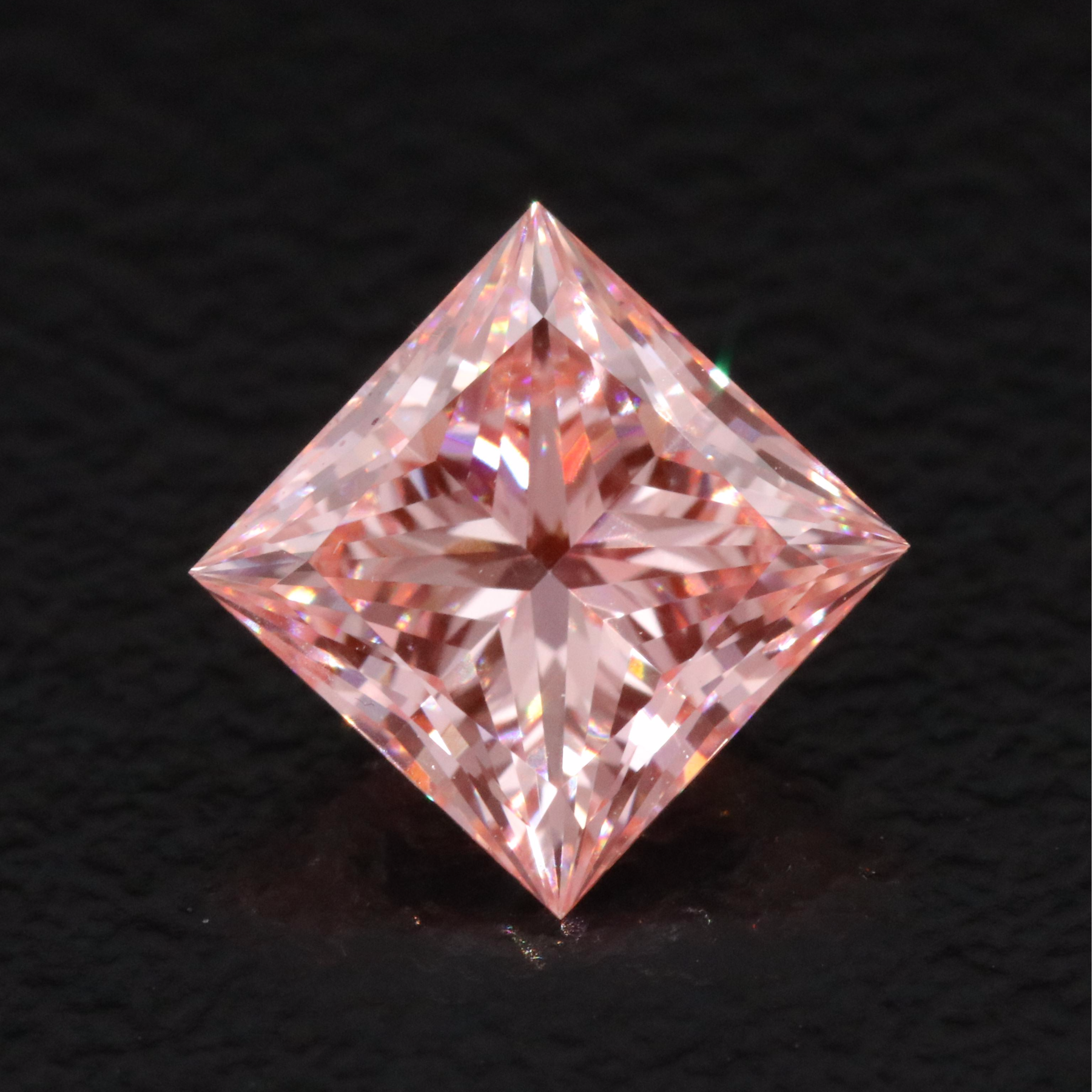 Loose 1.30 CT Lab Grown Fancy Pink Diamond with IGI Report