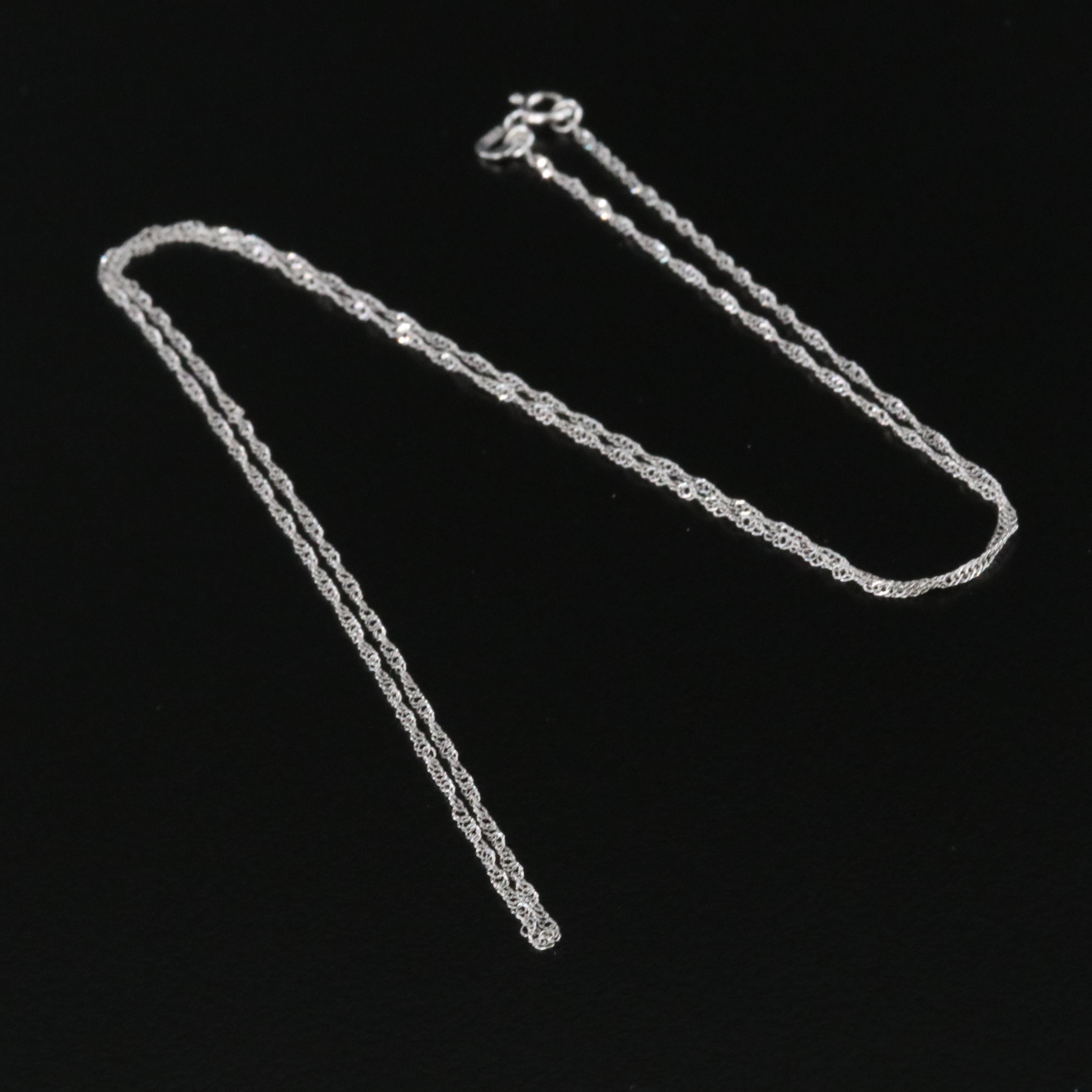 18K Singapore Chain Necklace