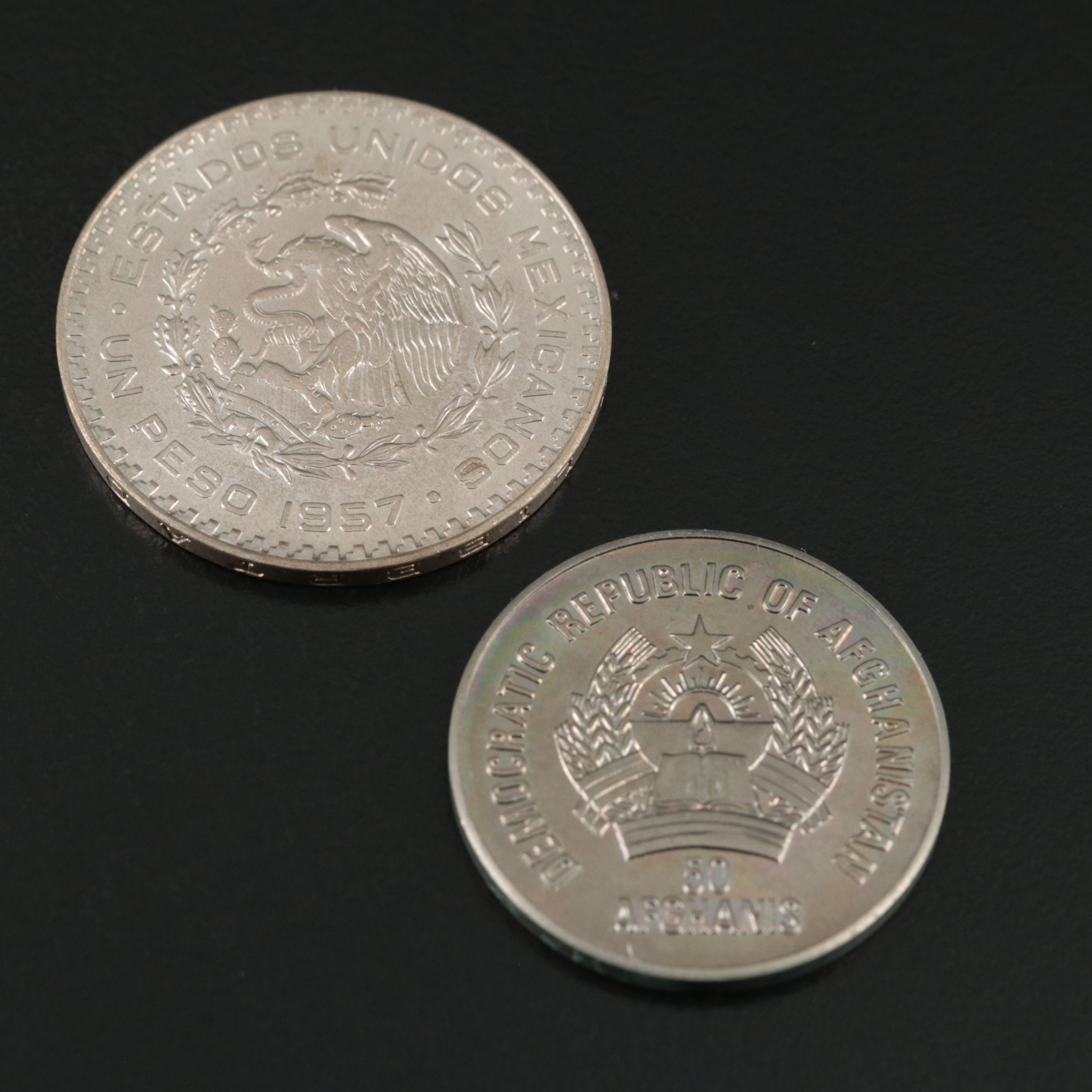 Four Different Uncirculated World Coins