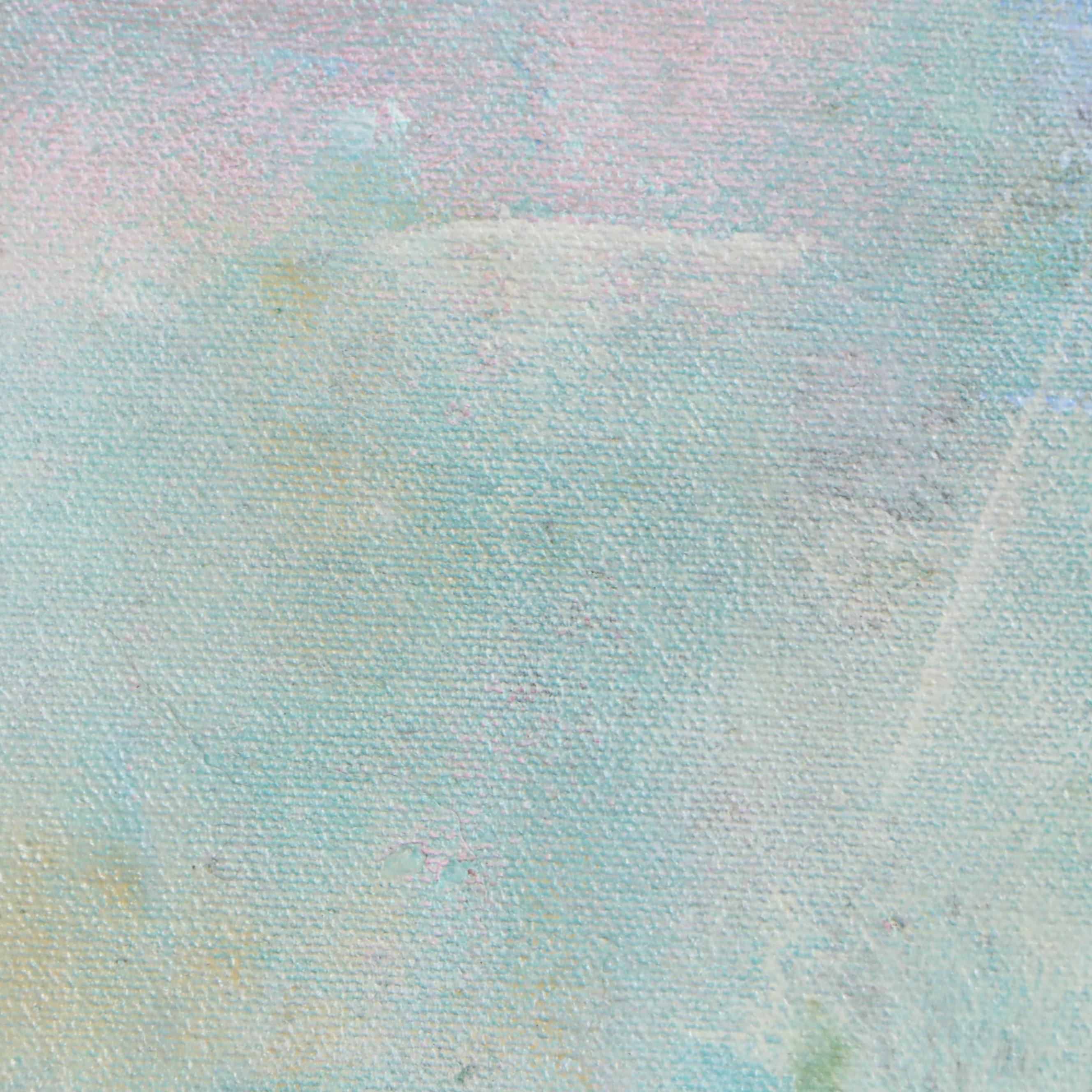 Mark Whitmarsh Acrylic Painting "Blue Vase," 2025