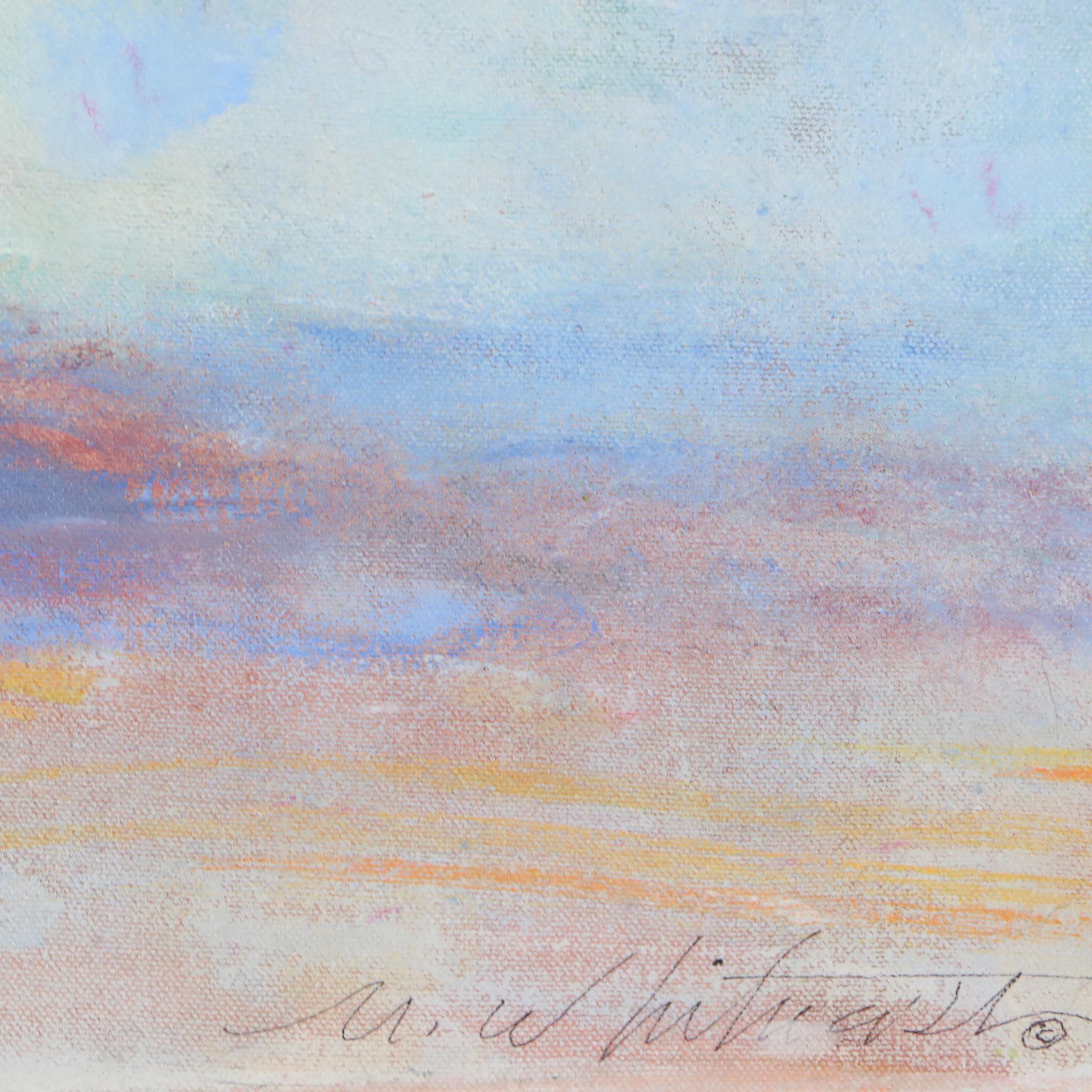 Mark Whitmarsh Acrylic Painting "Blue Vase," 2025