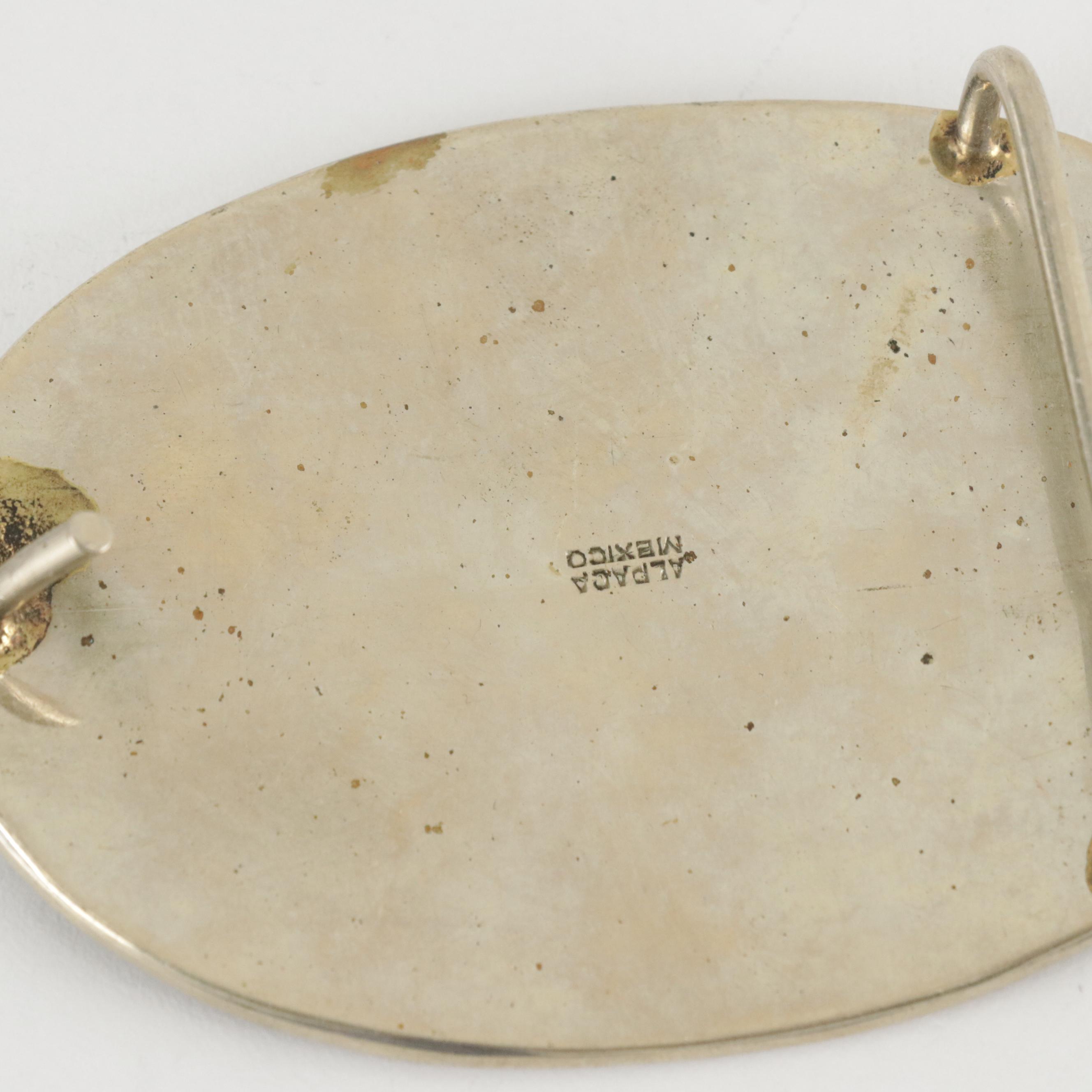 Alpaca Silver with Abalone Inlay, Encased Scorpion, and Gemstone Belt Buckles