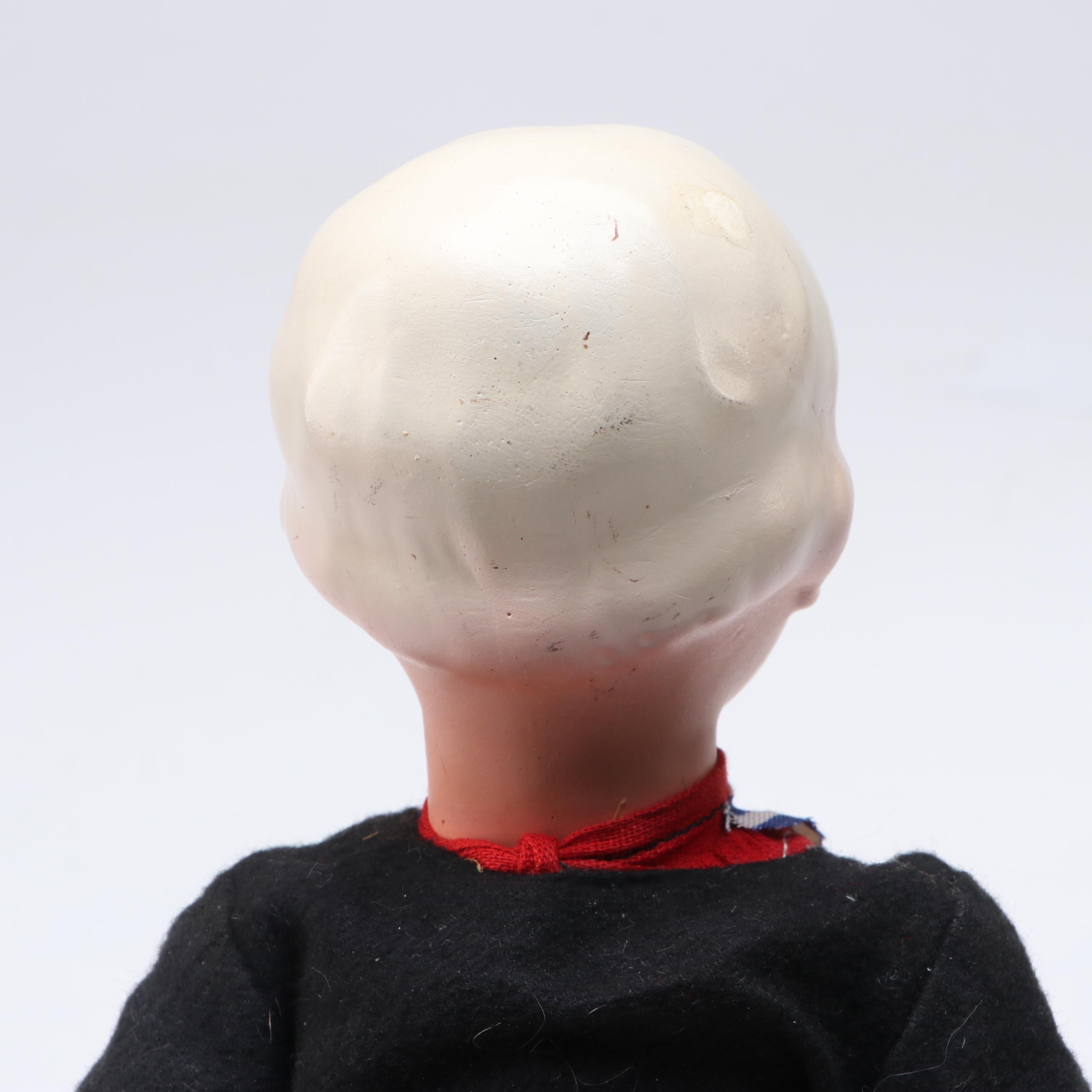 Composite Sleepy Eye Doll, Dutch Boy and Other Baby Dolls, Early to Mid-20th C.