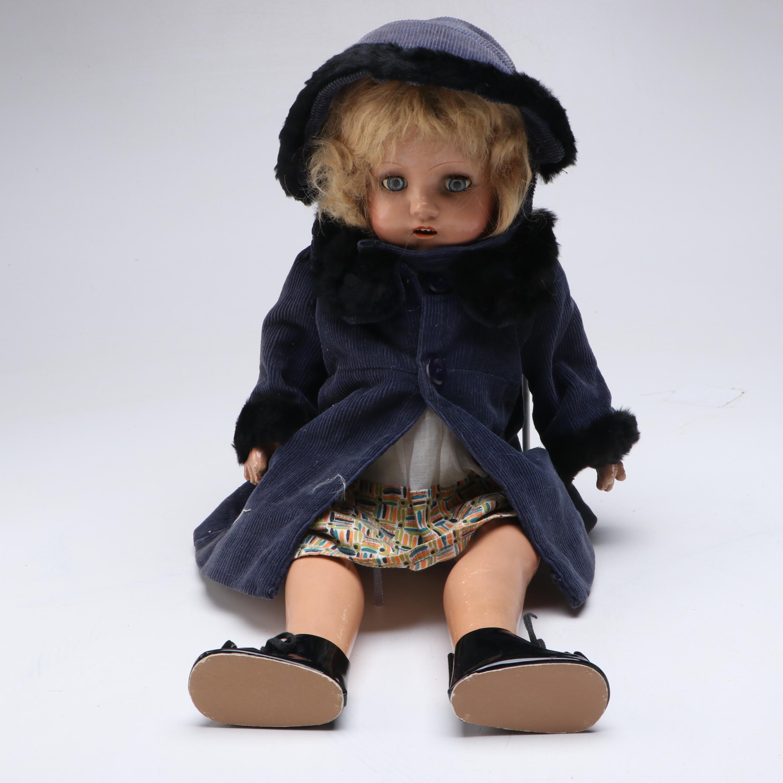 Composite Sleepy Eye Doll, Dutch Boy and Other Baby Dolls, Early to Mid-20th C.