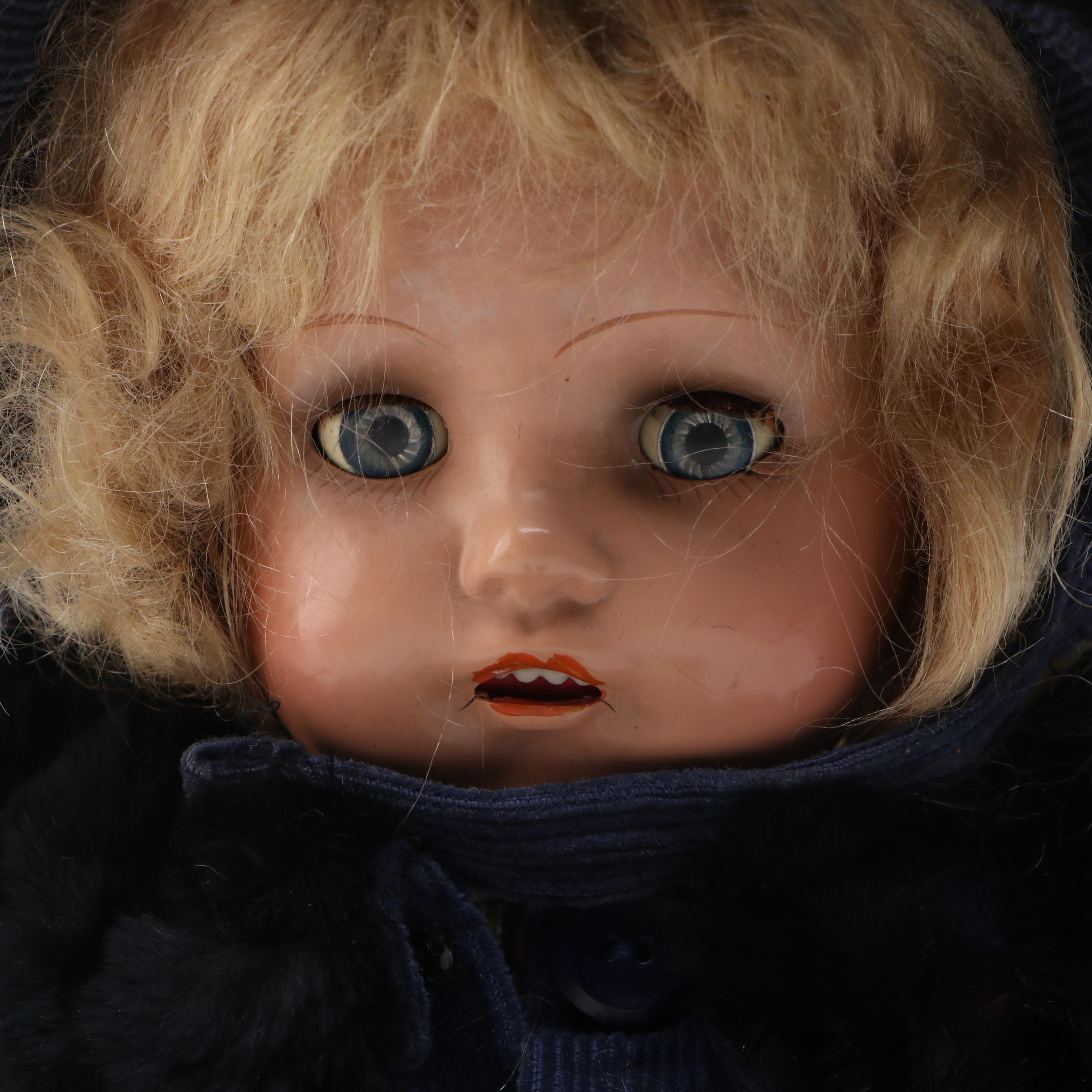 Composite Sleepy Eye Doll, Dutch Boy and Other Baby Dolls, Early to Mid-20th C.