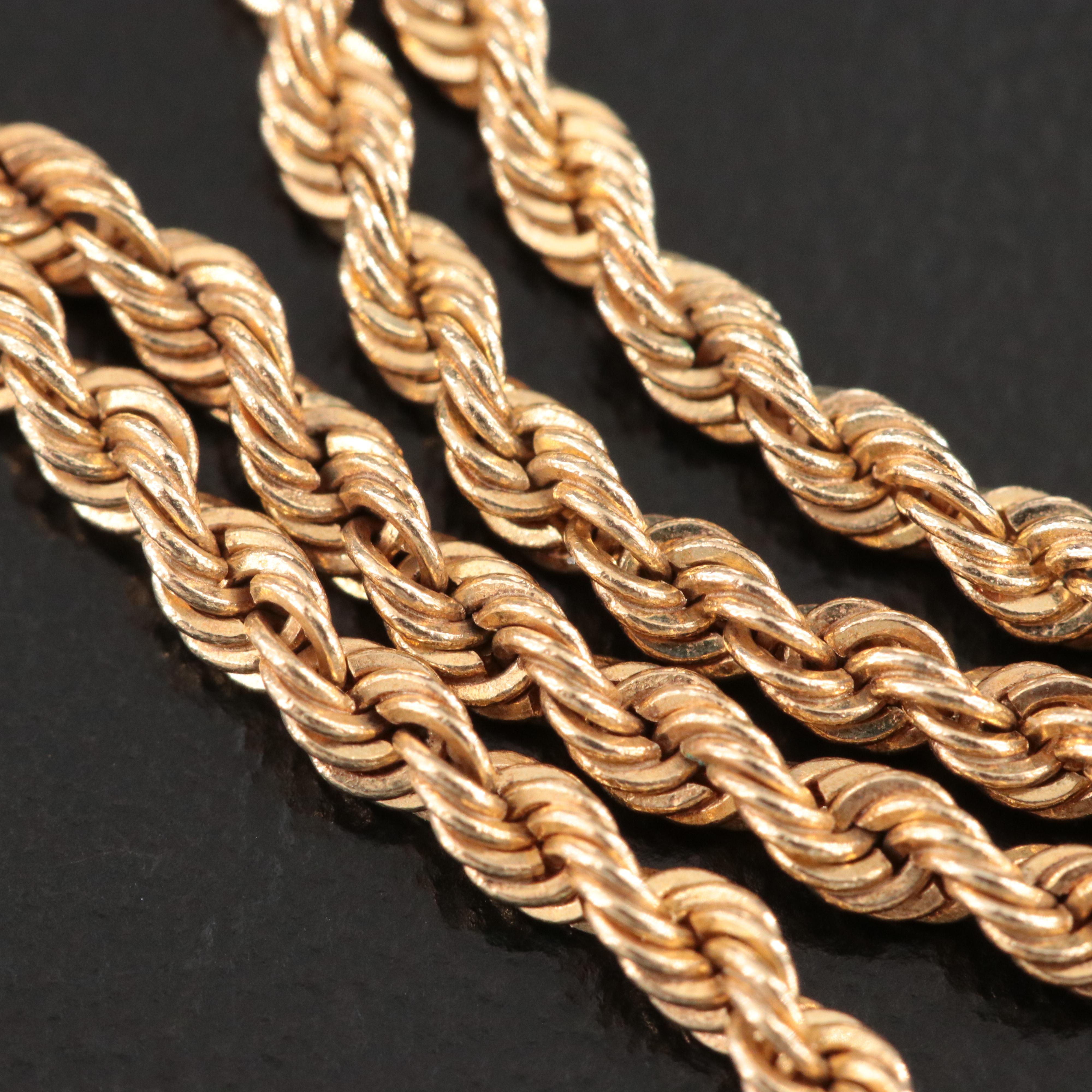 14K Rope Bracelet