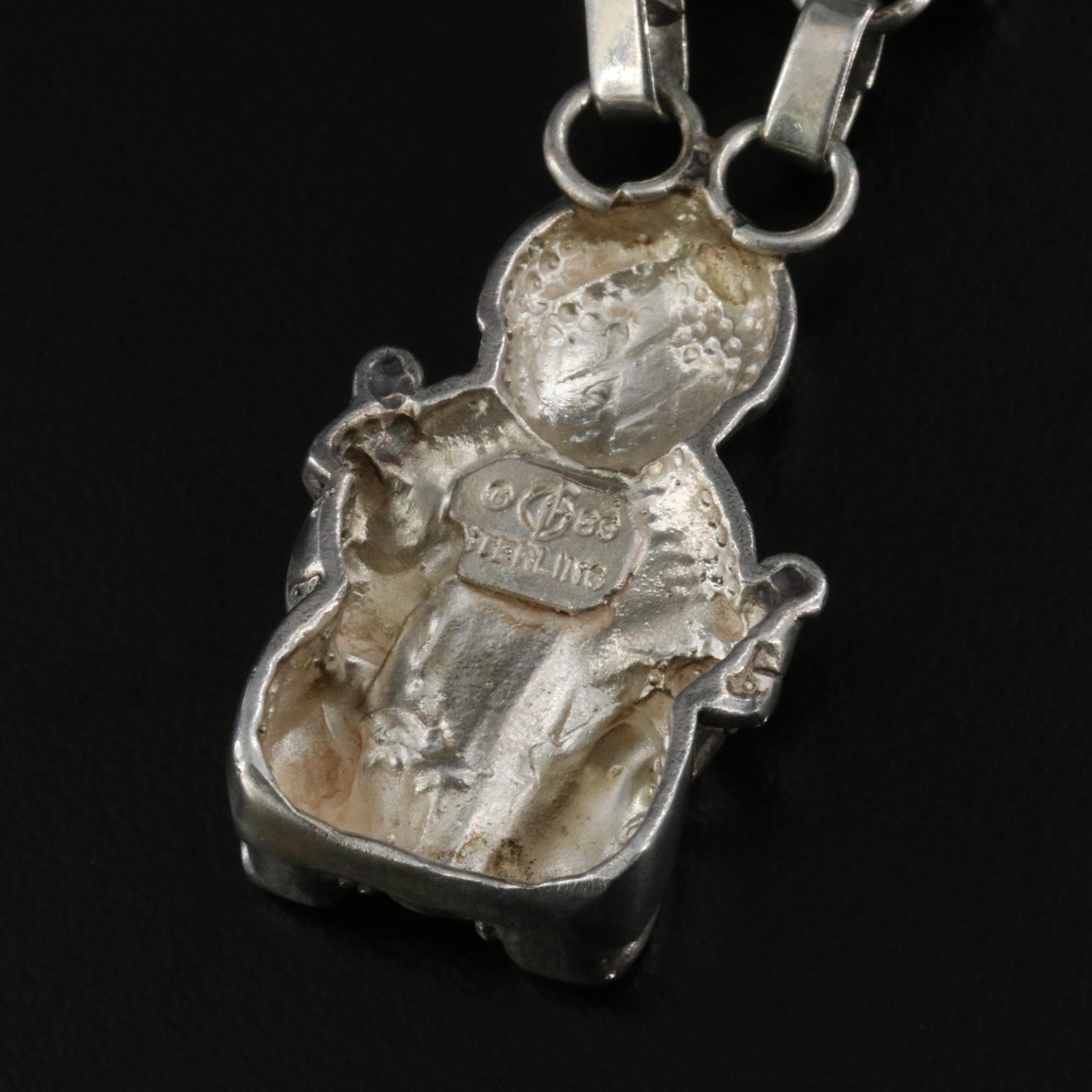 Carol Felley Sterling Story Teller Necklace