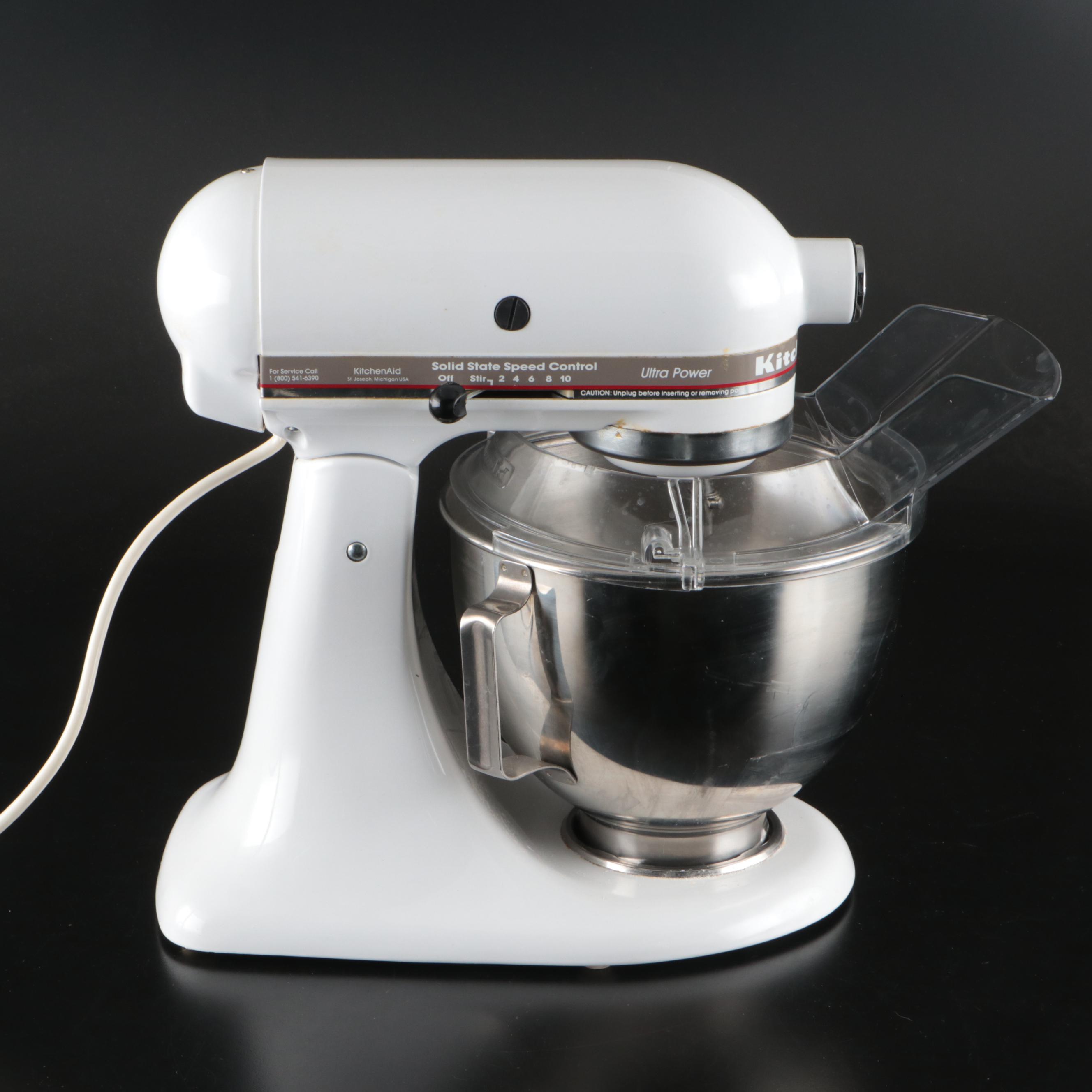 KitchenAid Ultra Power KSM90 Mixer with Accessories and Cookbook
