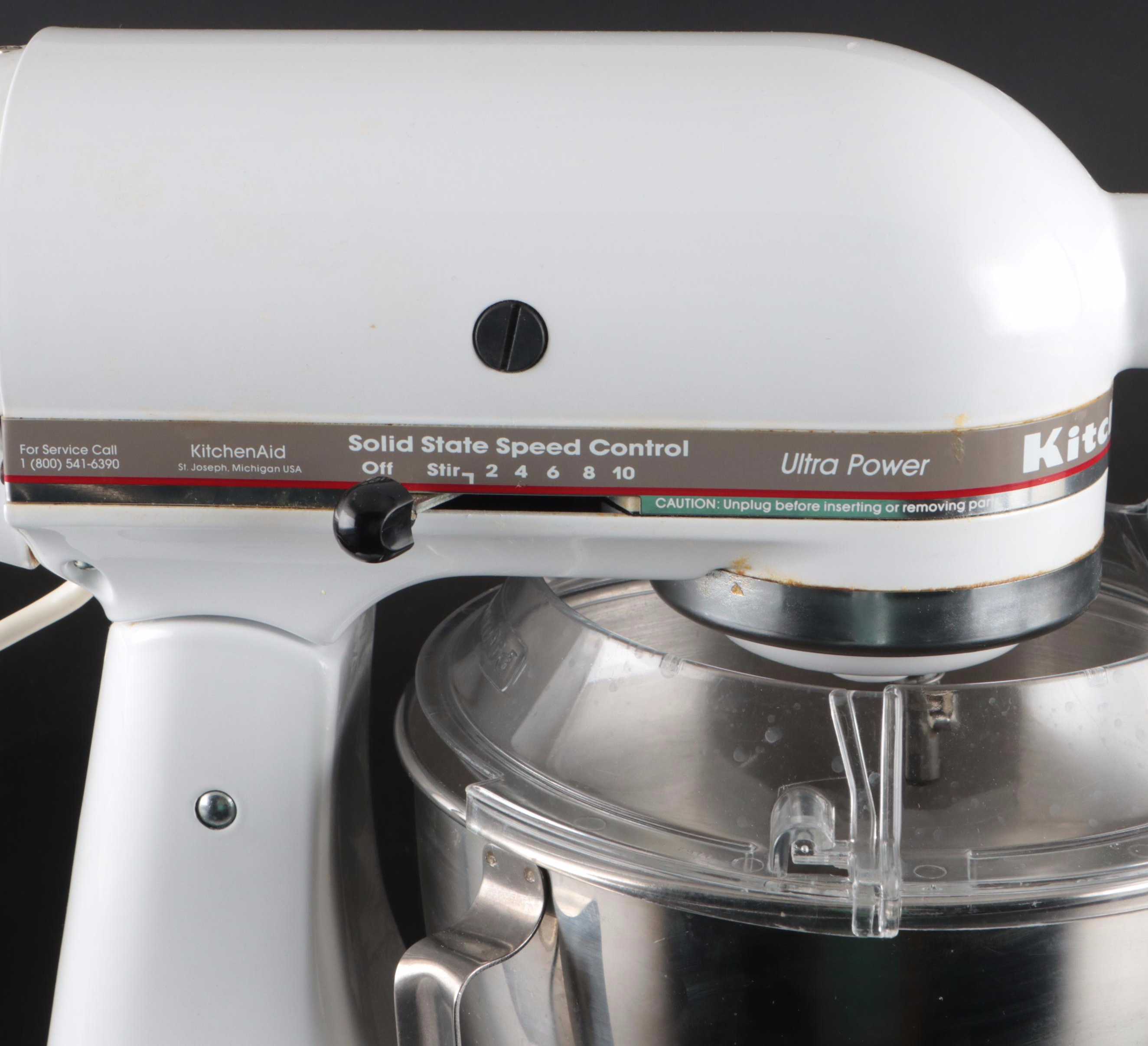 KitchenAid Ultra Power KSM90 Mixer with Accessories and Cookbook