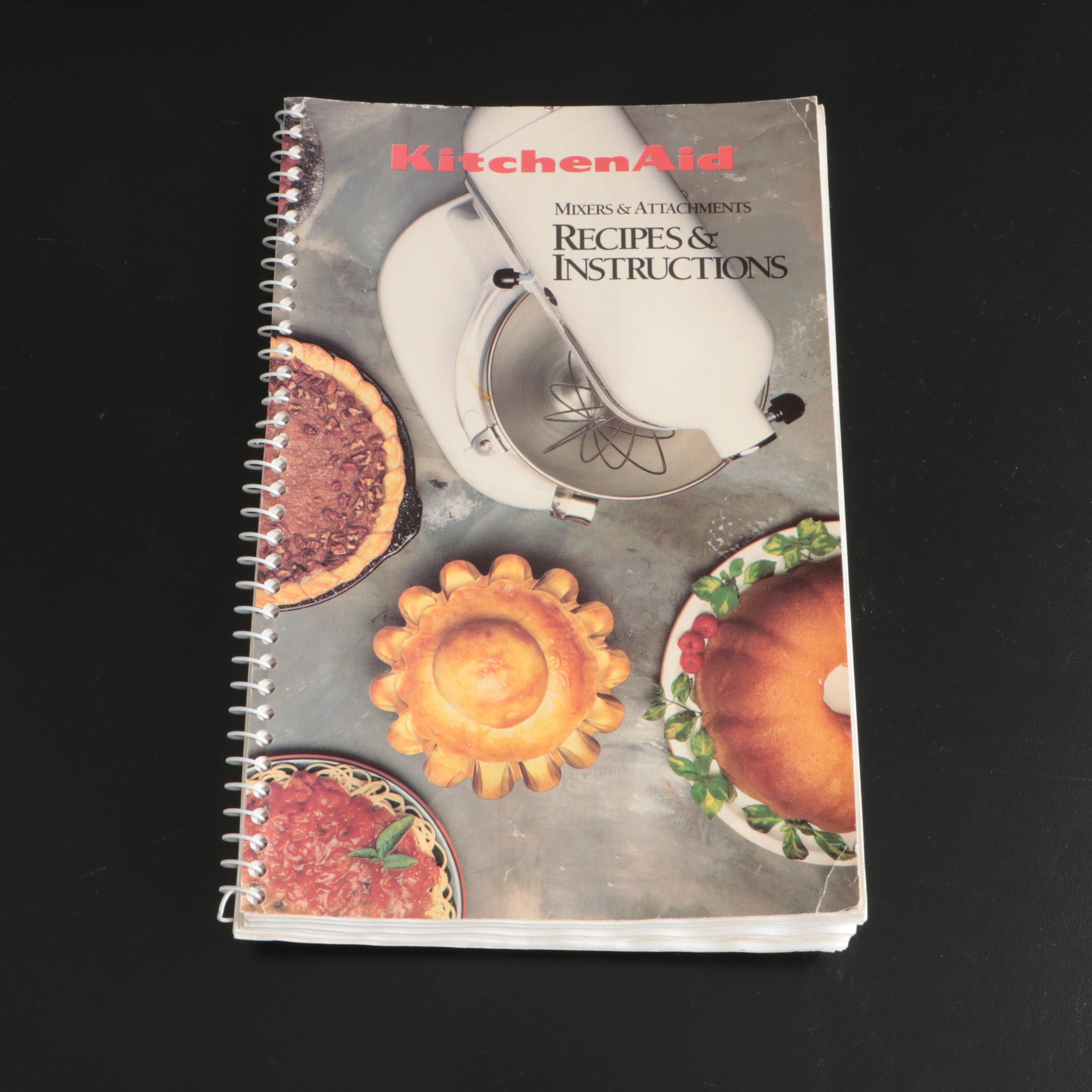 KitchenAid Ultra Power KSM90 Mixer with Accessories and Cookbook