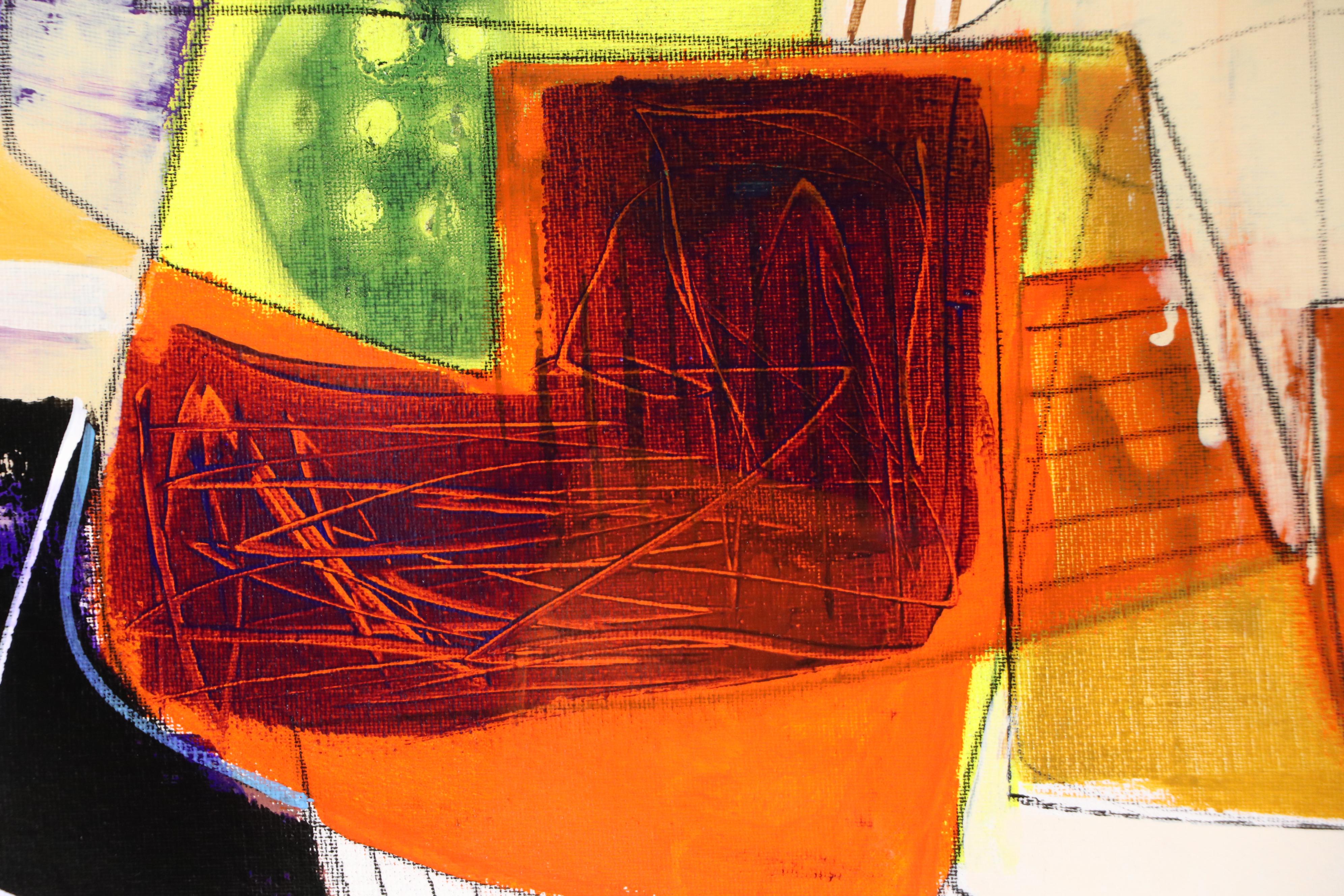 Michel Blázquez Abstract Acrylic Painting, 2025