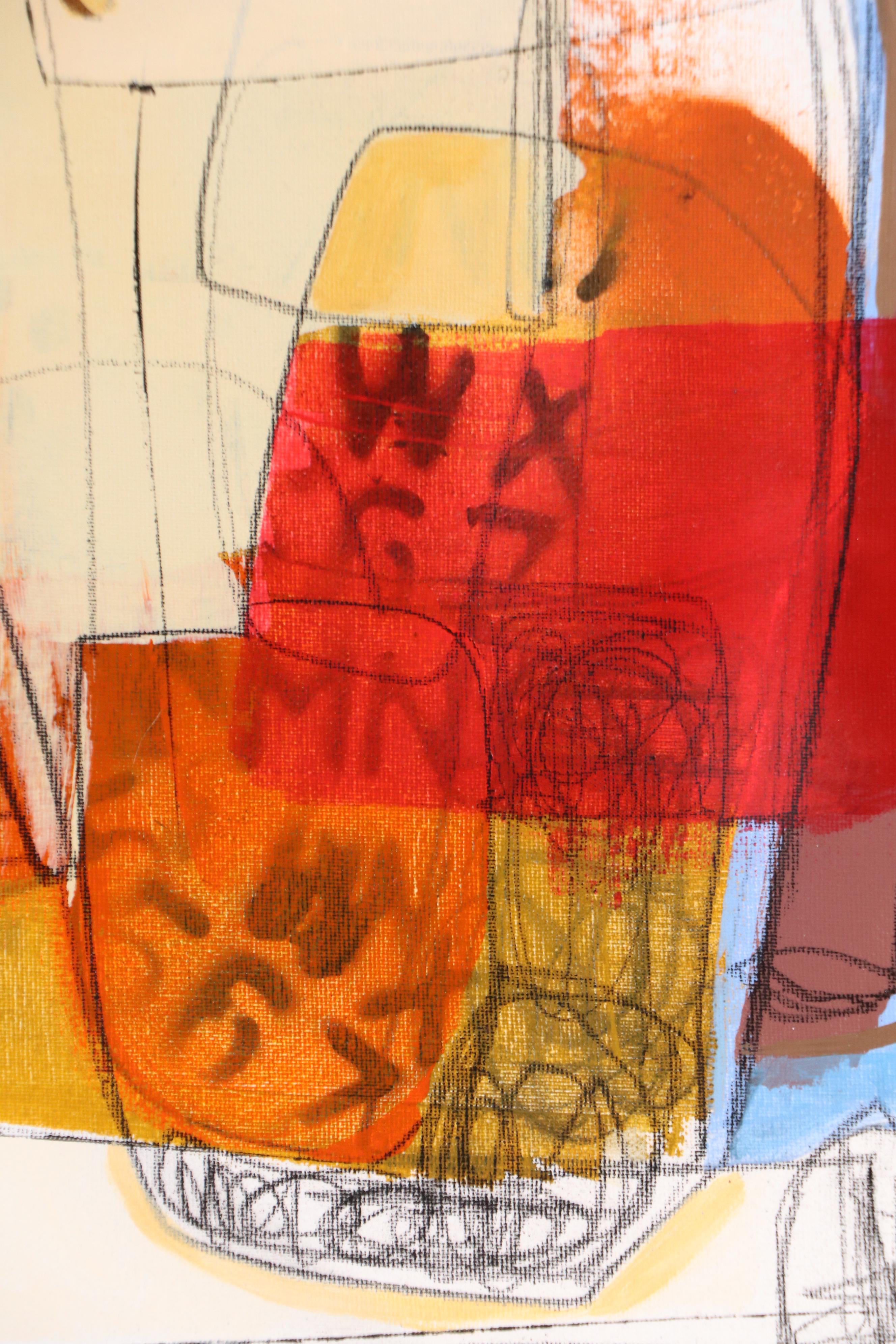 Michel Blázquez Abstract Acrylic Painting, 2025