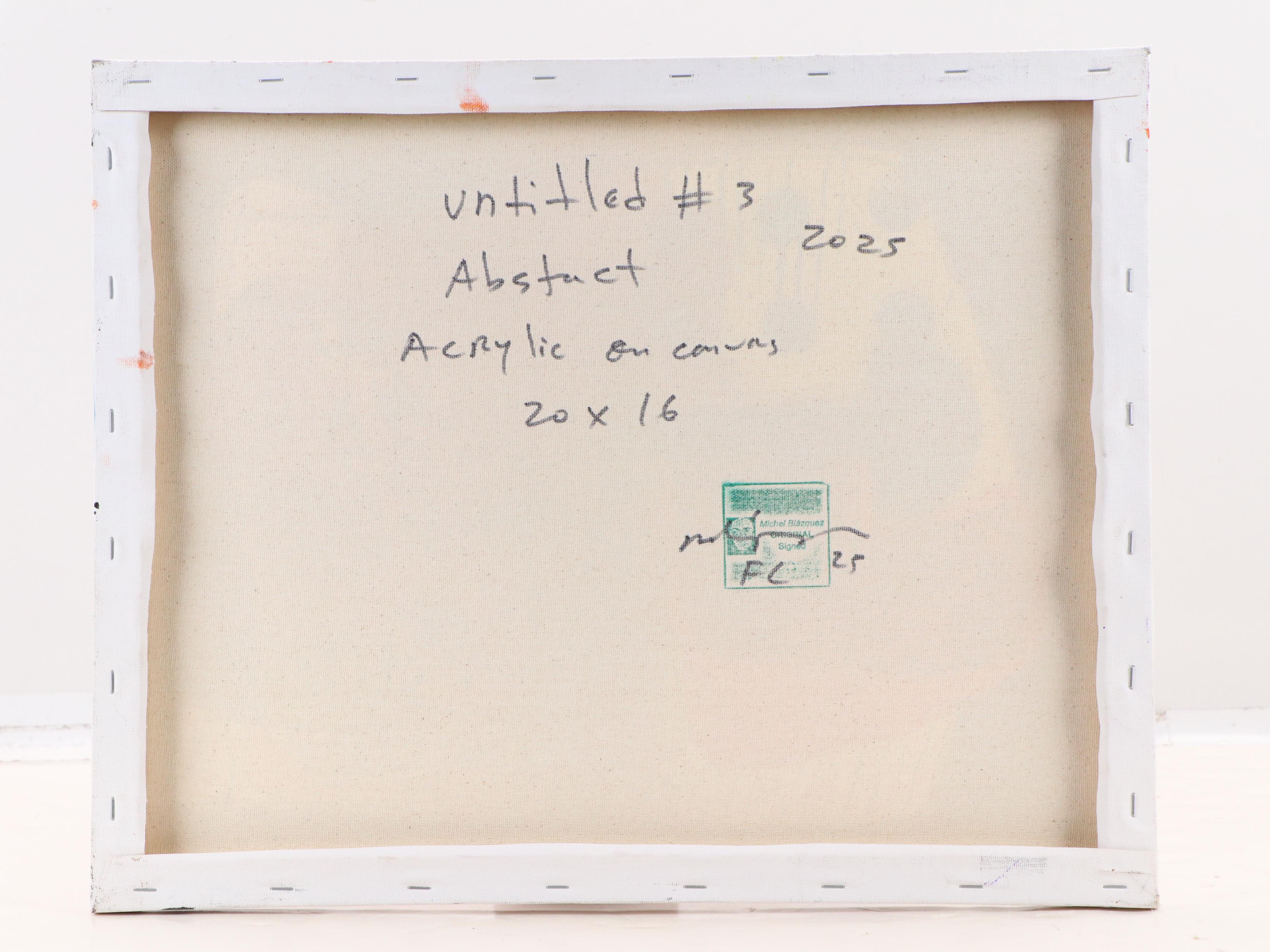 Michel Blázquez Abstract Acrylic Painting, 2025