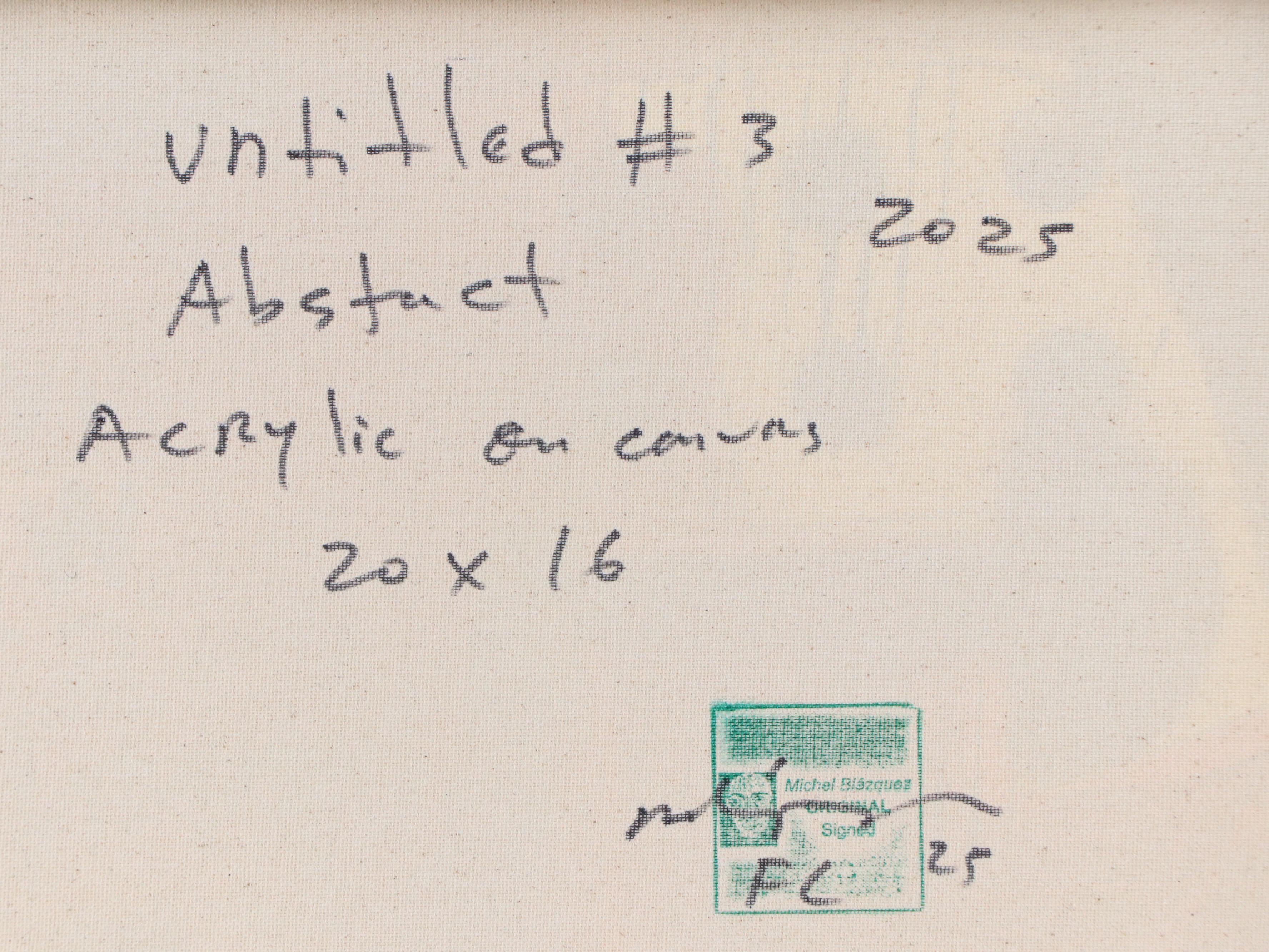 Michel Blázquez Abstract Acrylic Painting, 2025