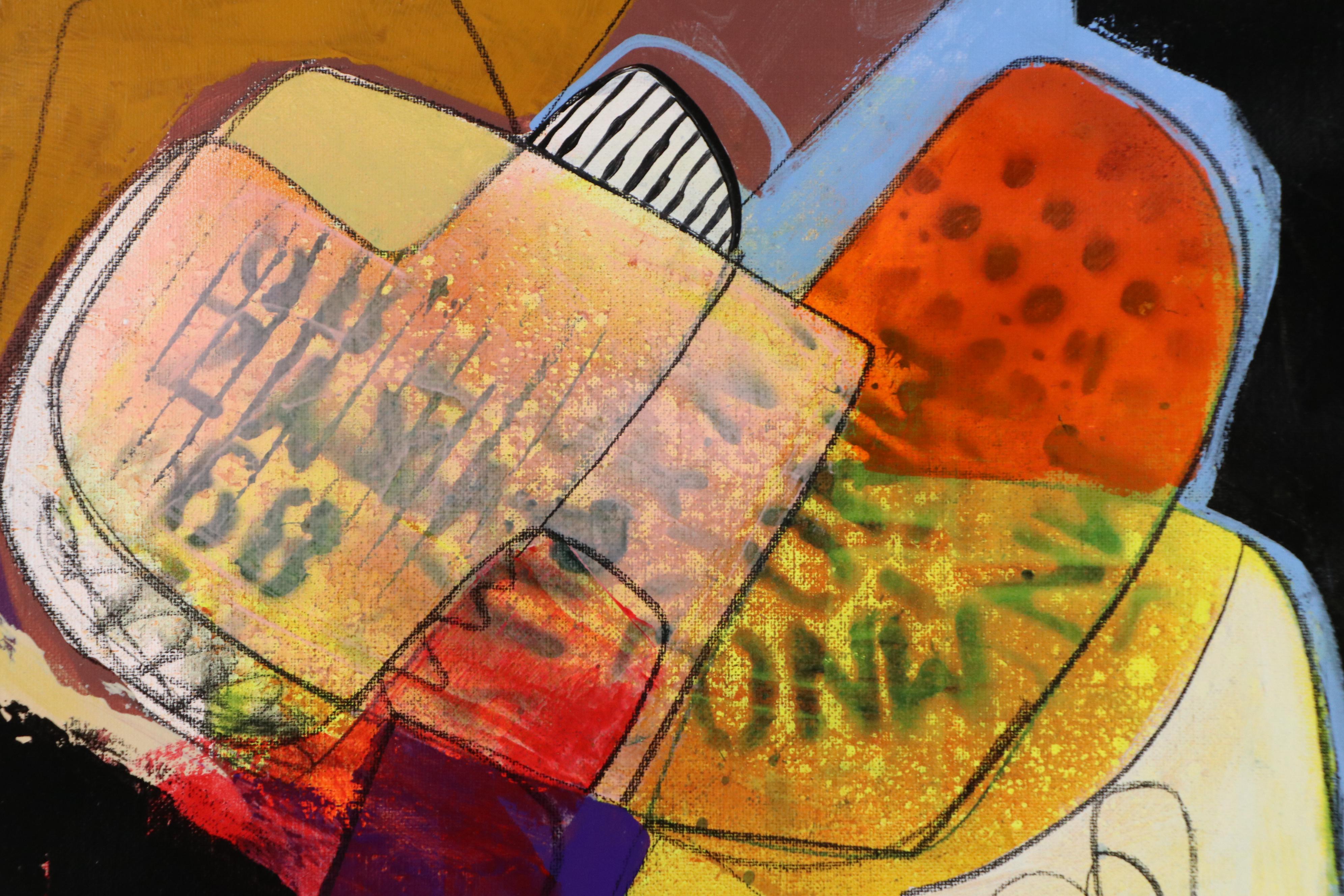 Michel Blázquez Abstract Acrylic Painting, 2025