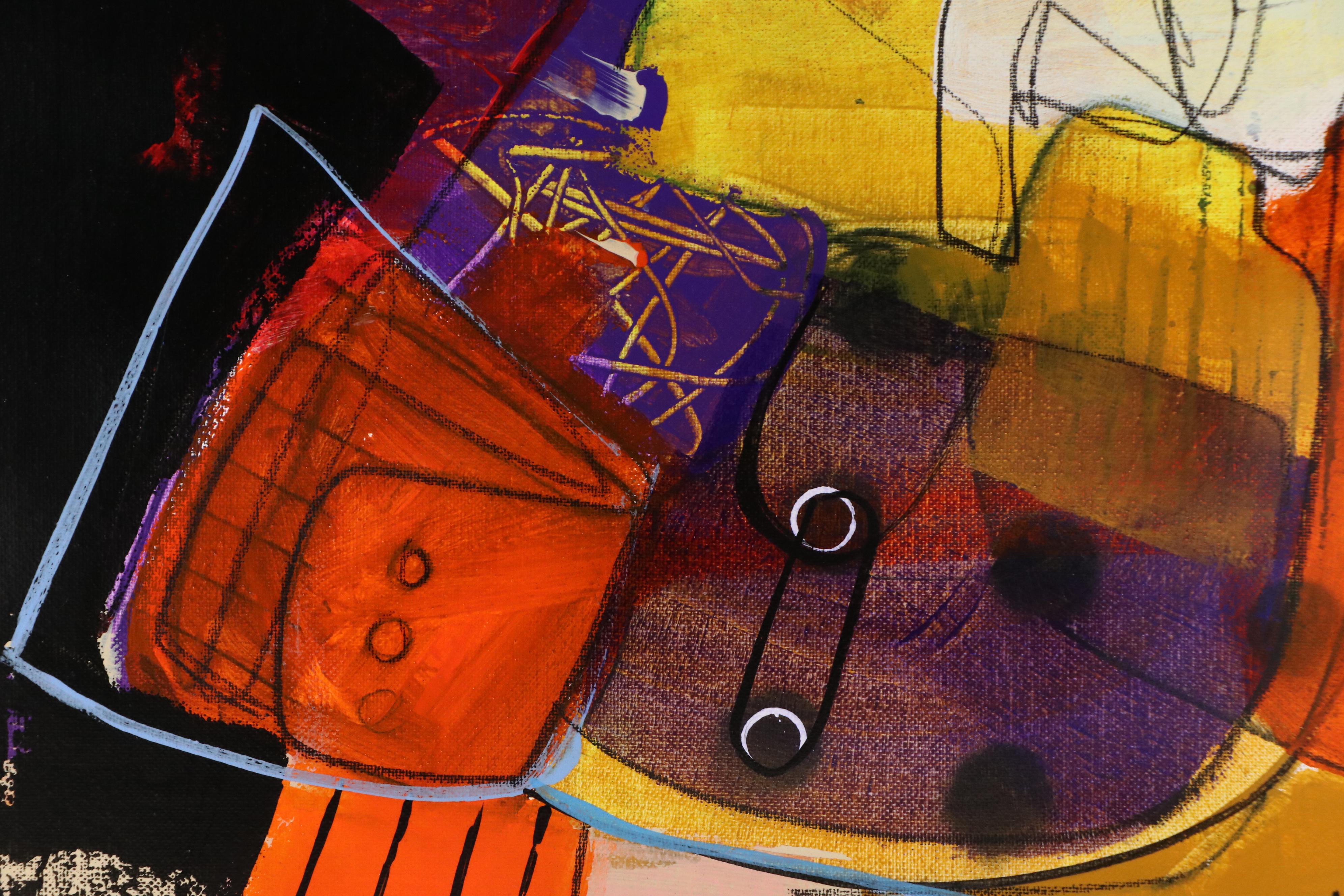 Michel Blázquez Abstract Acrylic Painting, 2025