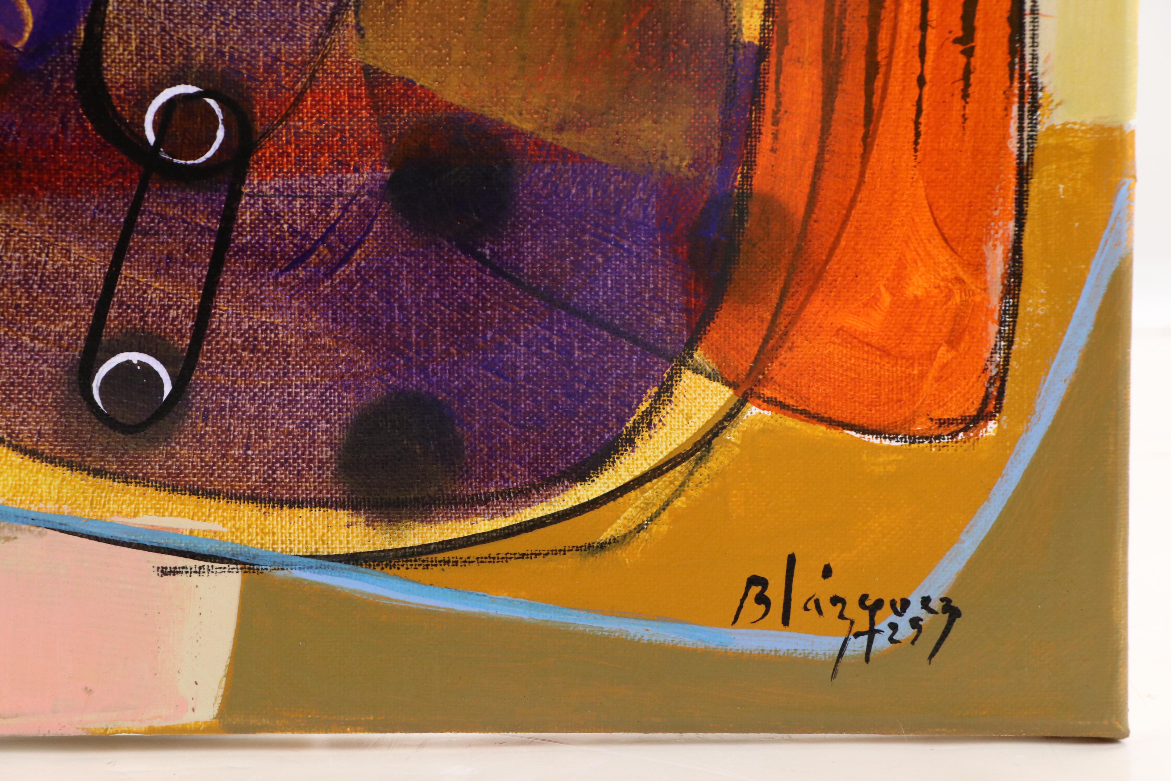 Michel Blázquez Abstract Acrylic Painting, 2025