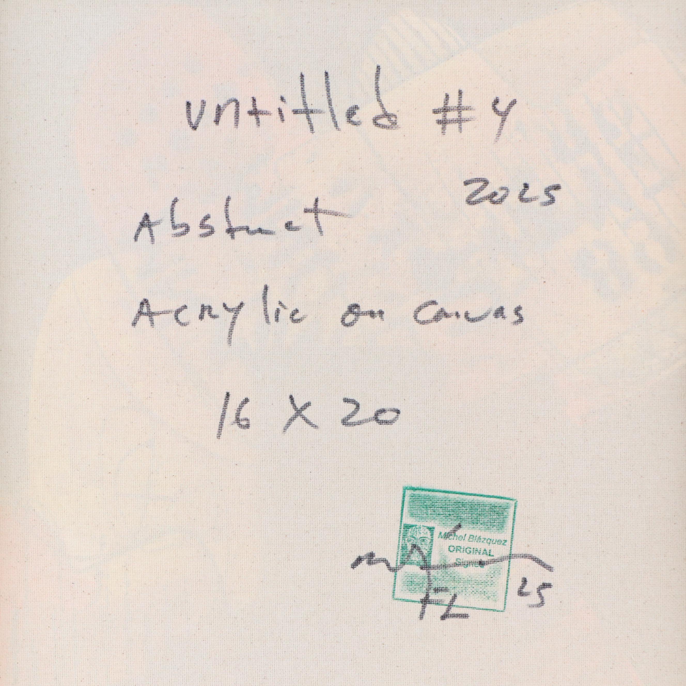 Michel Blázquez Abstract Acrylic Painting, 2025