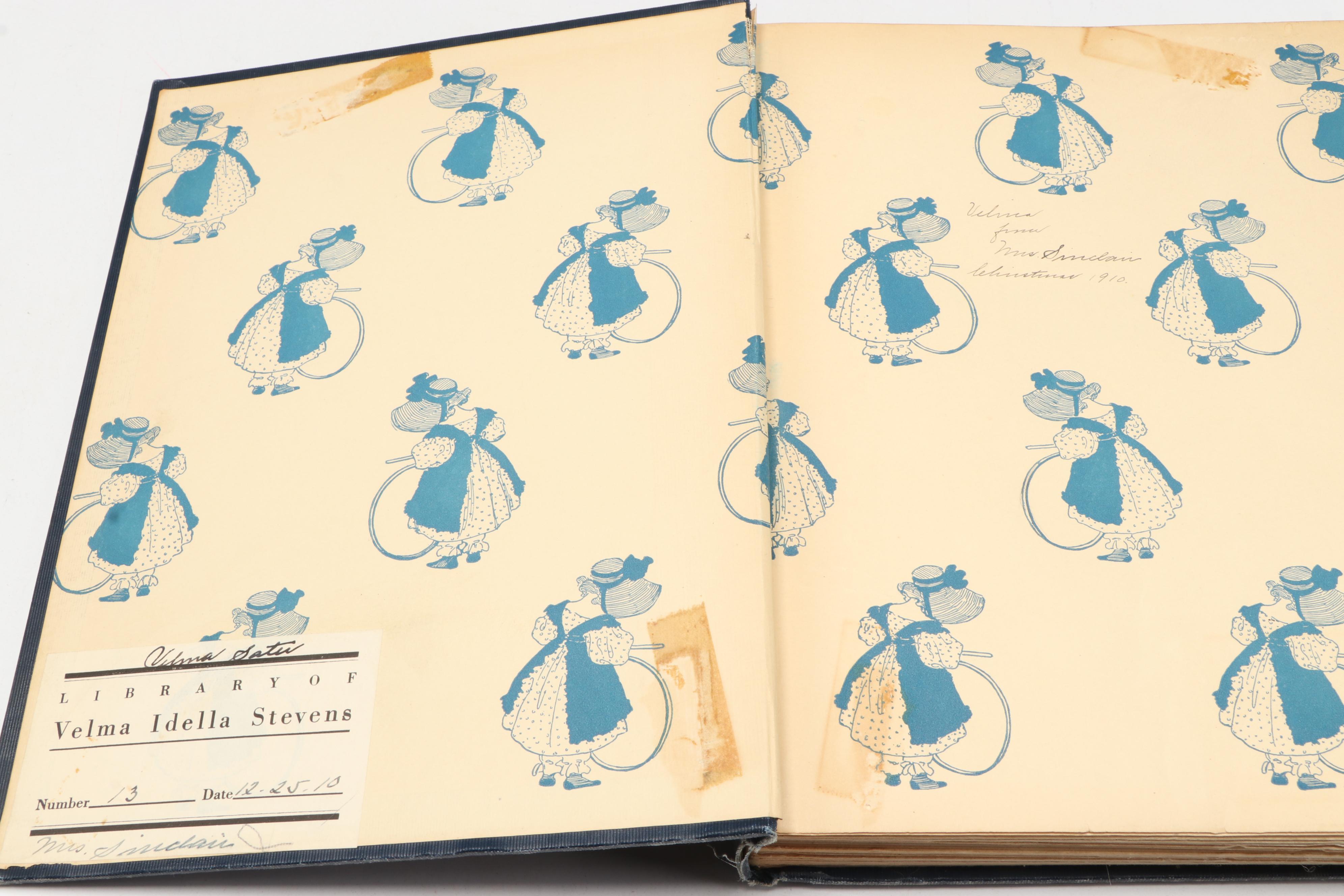 Illustrated "A Child's Book of Old Verses" Selected by Jessie Willcox Smith