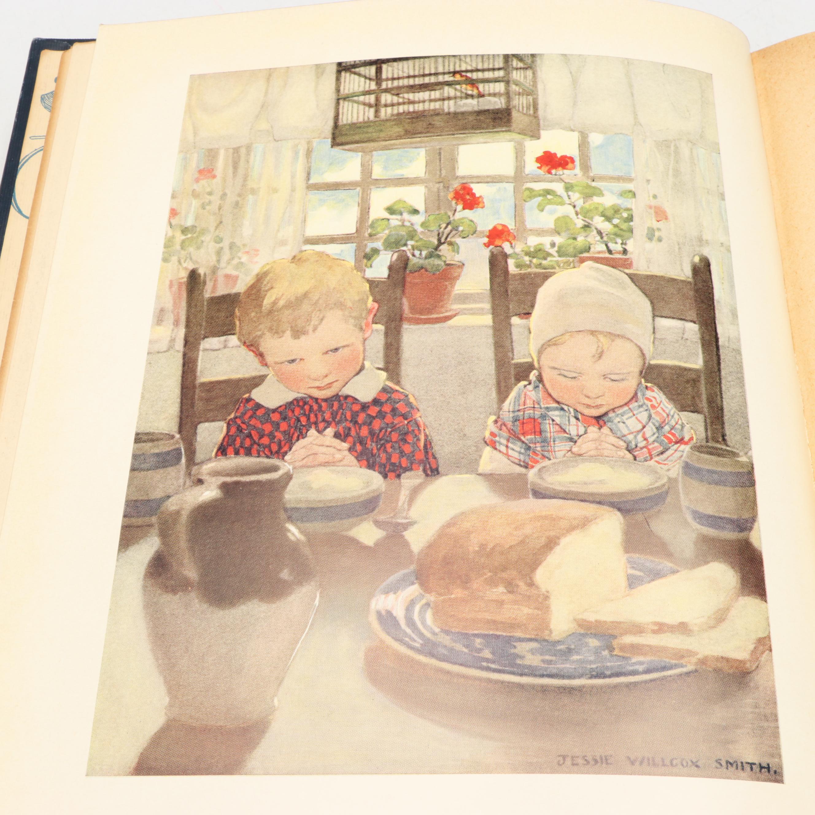 Illustrated "A Child's Book of Old Verses" Selected by Jessie Willcox Smith