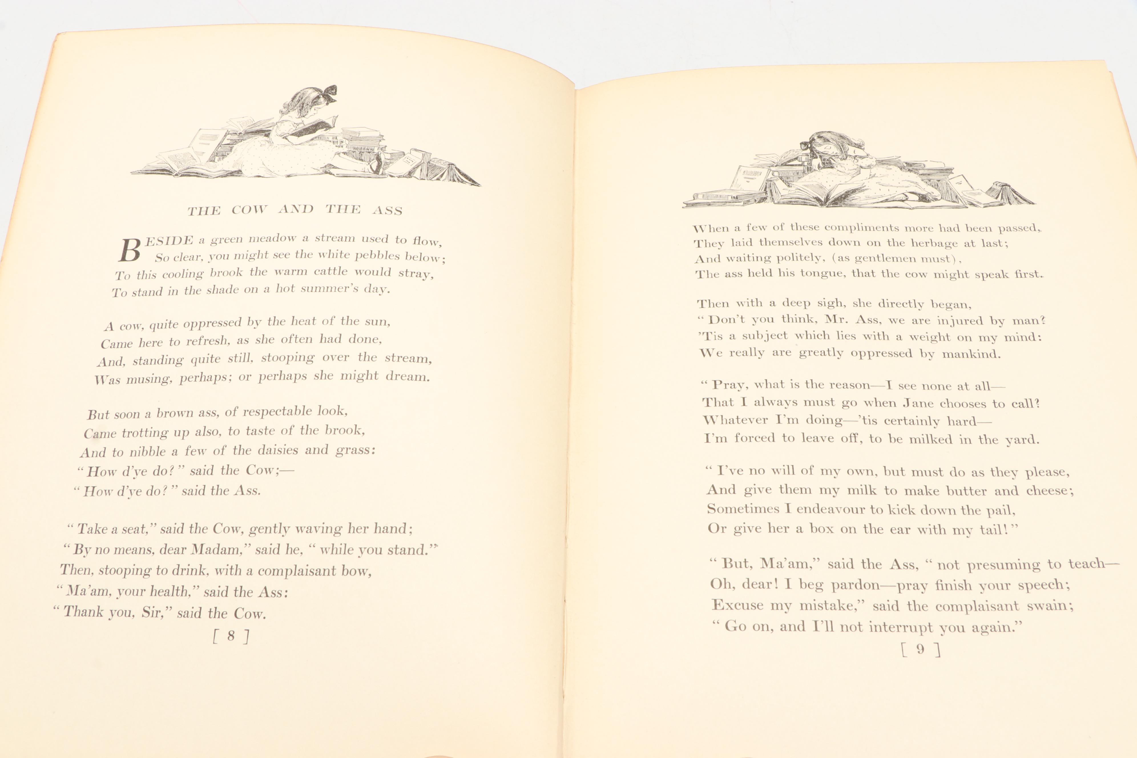 Illustrated "A Child's Book of Old Verses" Selected by Jessie Willcox Smith