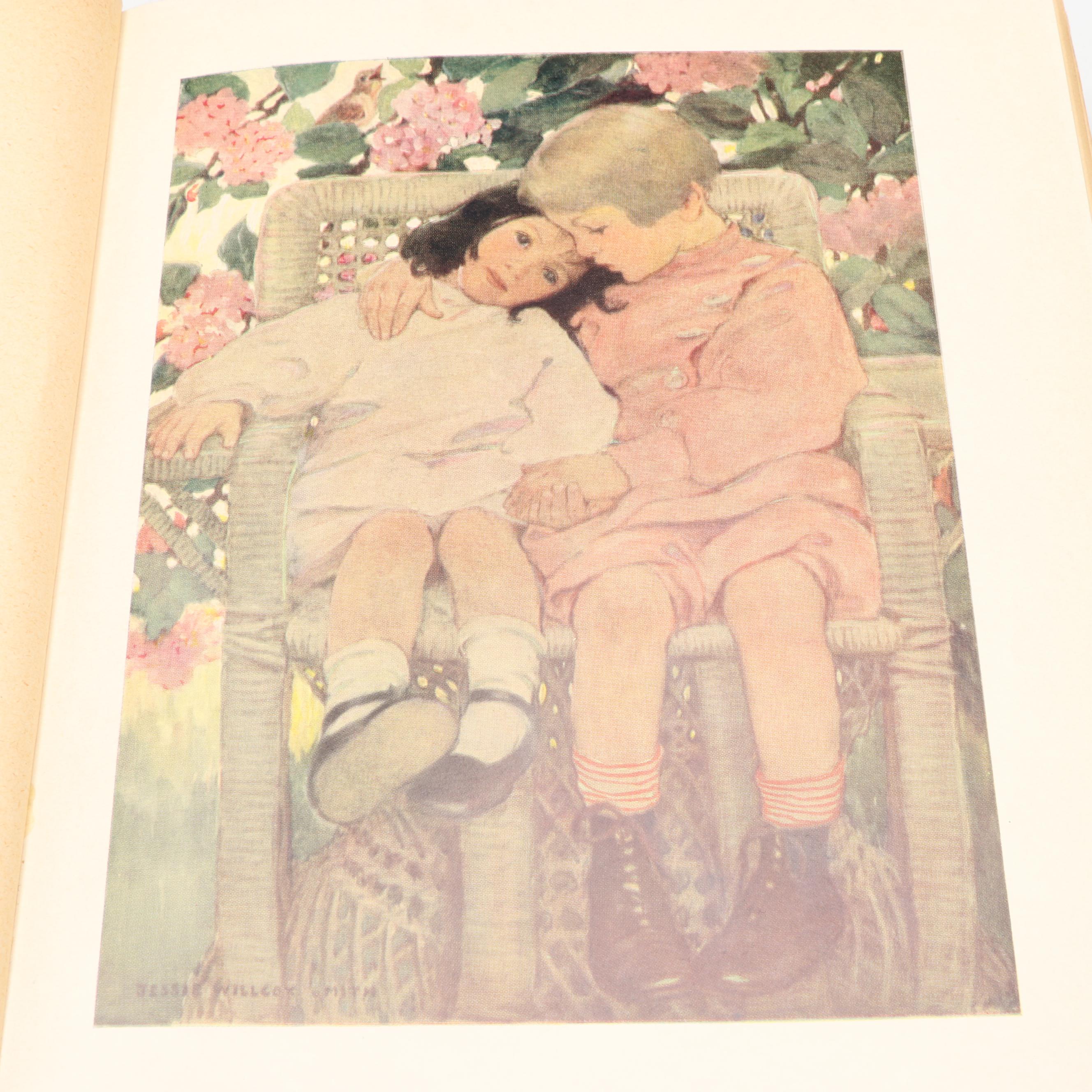 Illustrated "A Child's Book of Old Verses" Selected by Jessie Willcox Smith