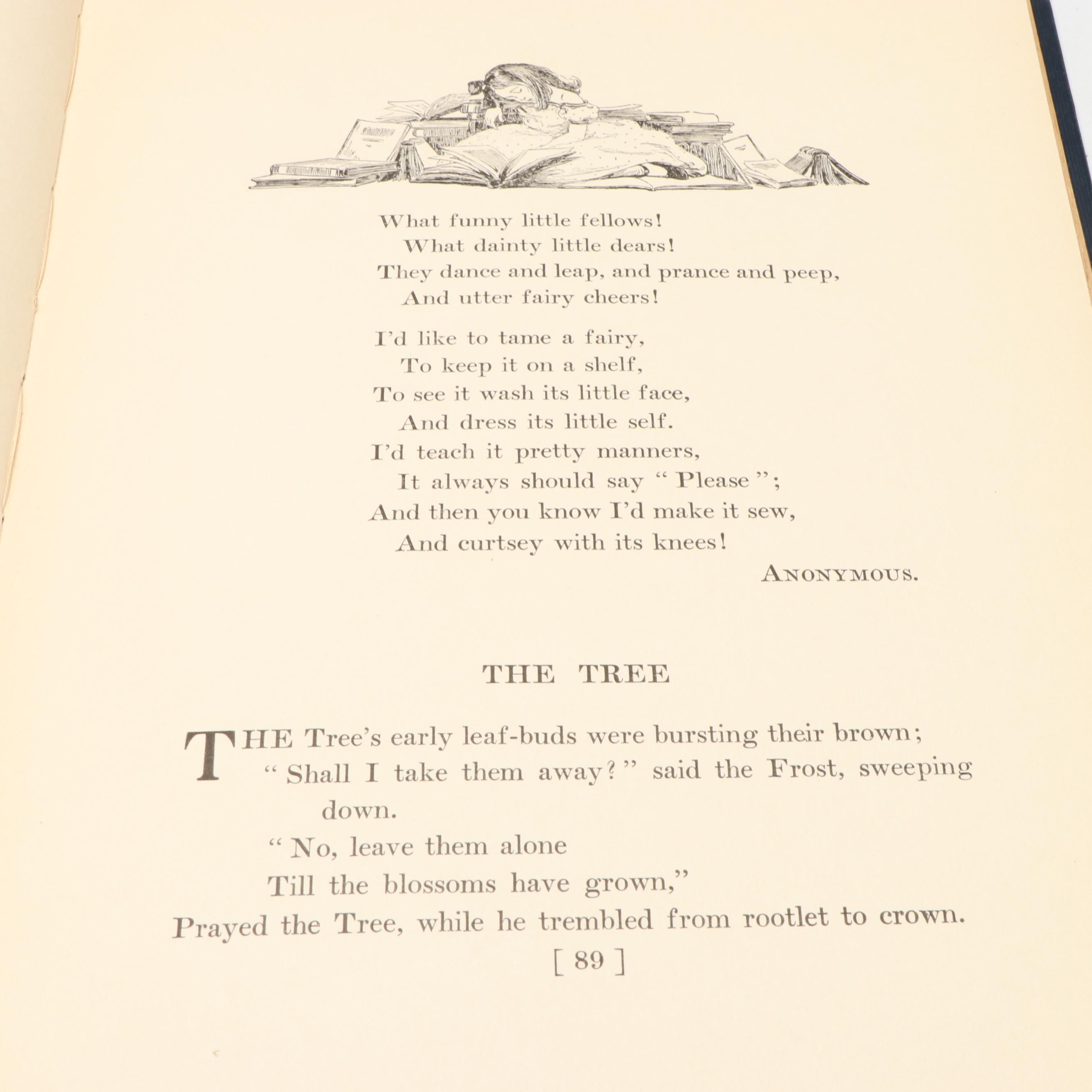 Illustrated "A Child's Book of Old Verses" Selected by Jessie Willcox Smith