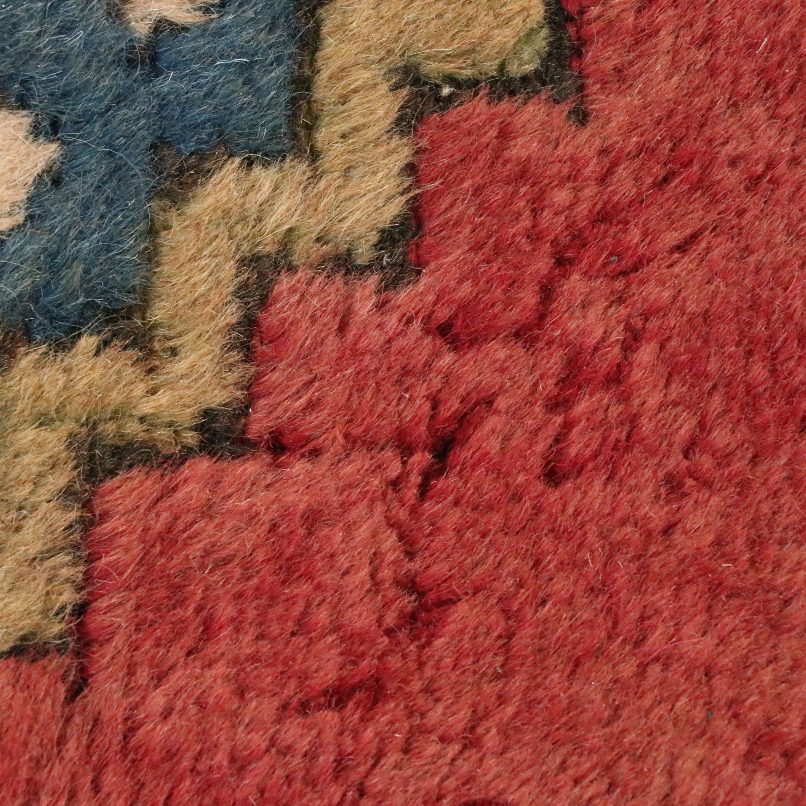 3'2 x 11'1 Hand-Knotted Afghan Kazak Style Long Rug