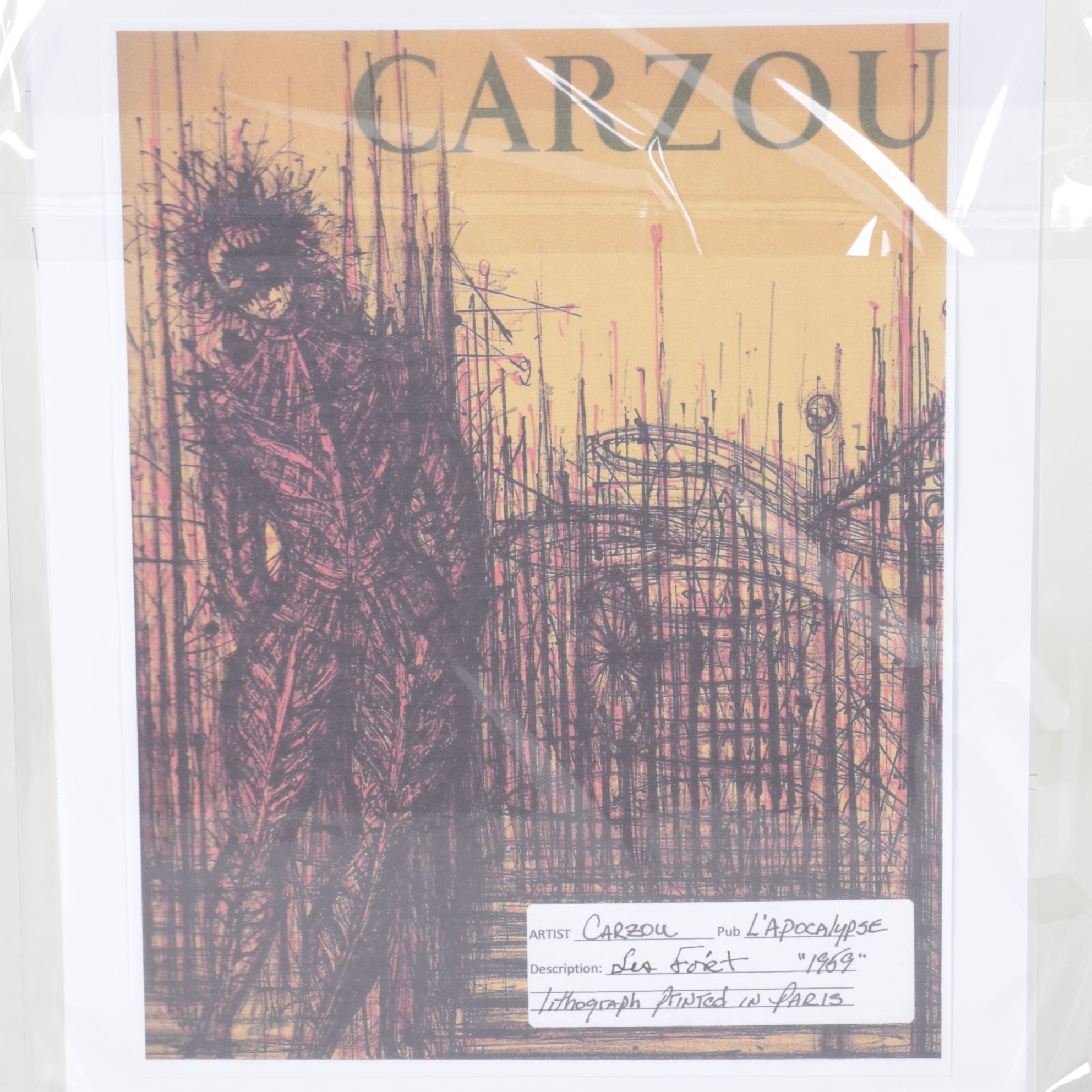 Jean Carzou Lithograph from "L'Apocalypse," 1959