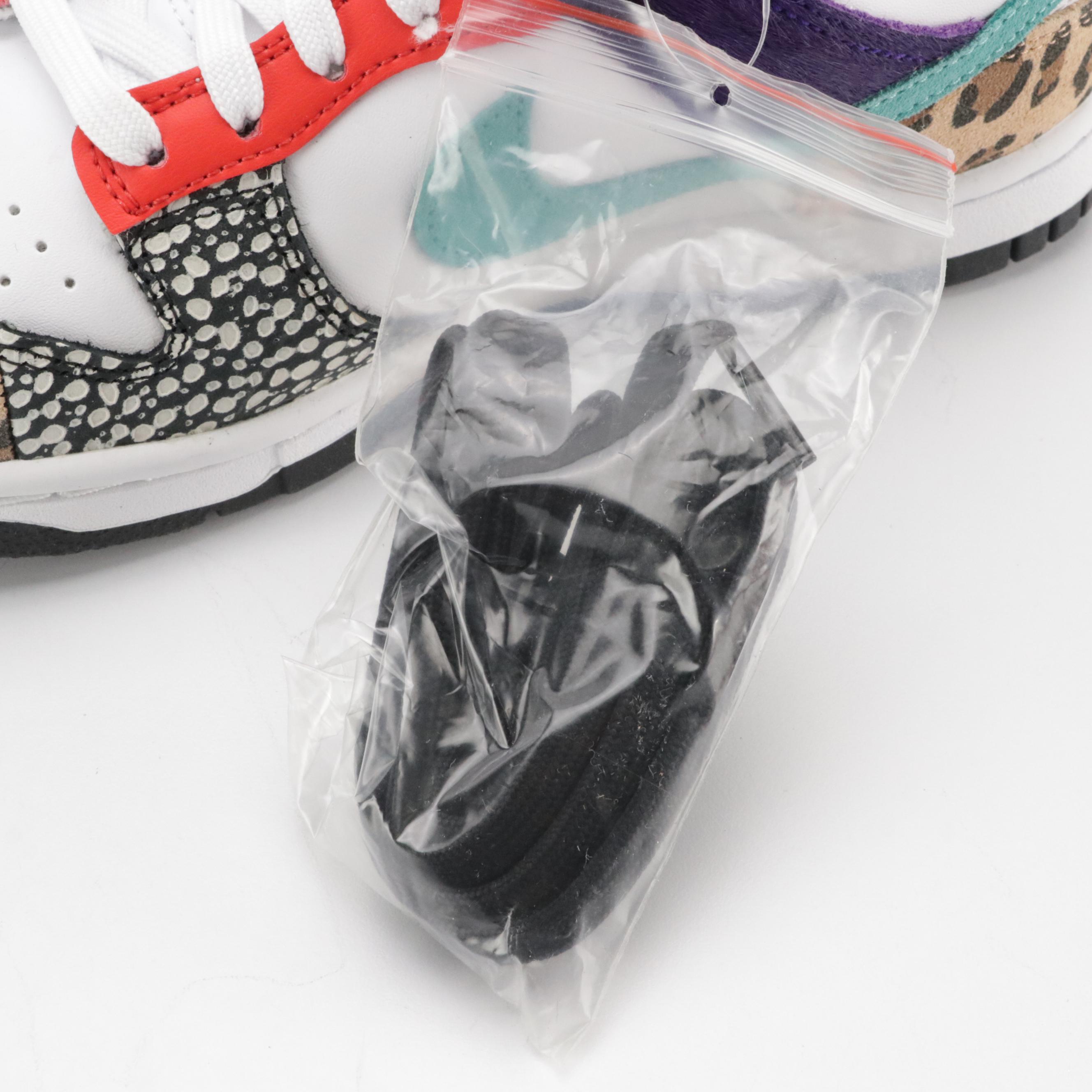 Nike Dunk Low SE "Safari Mix" Sneakers in Box