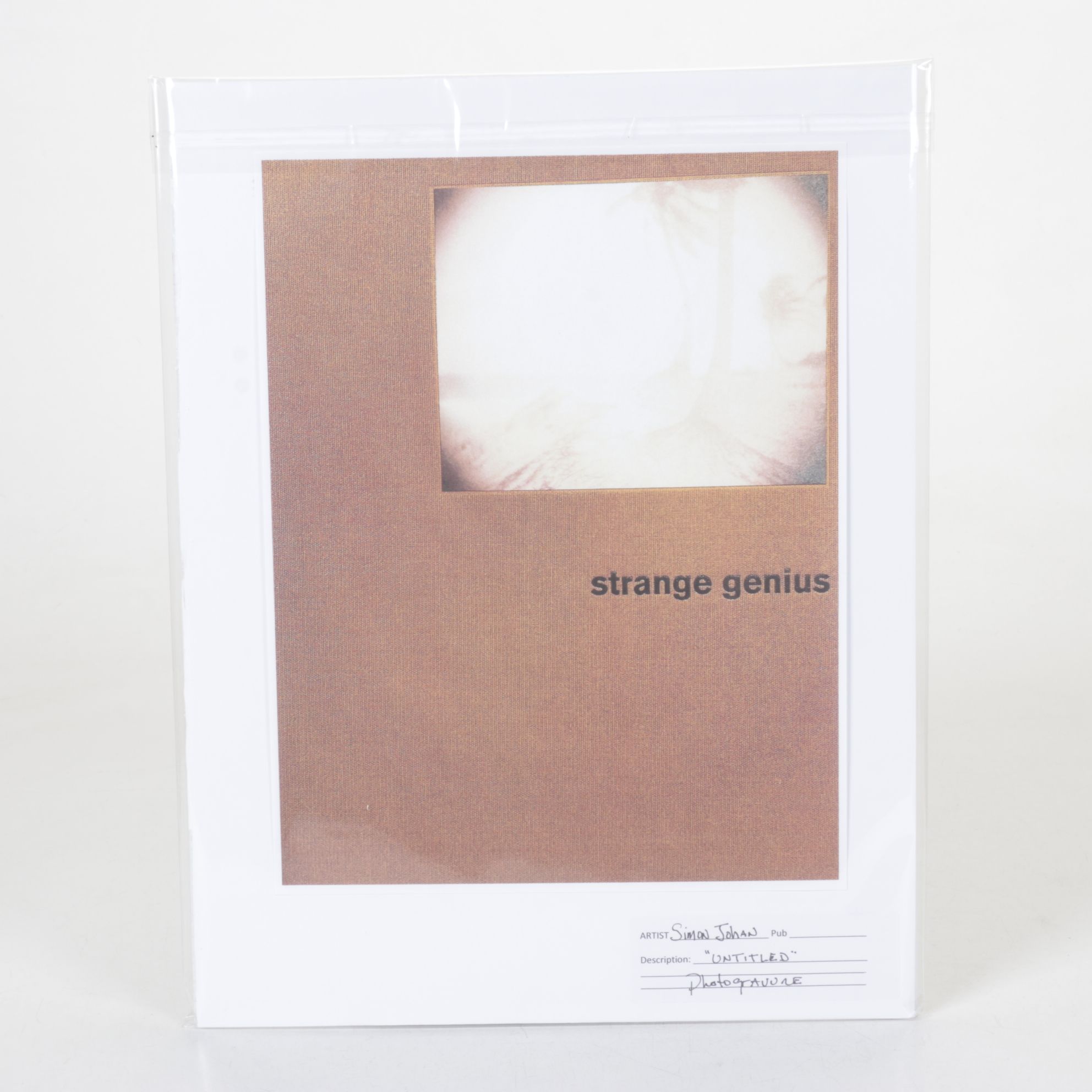 Simen Johan Photolithograph from "Strange Genius V"