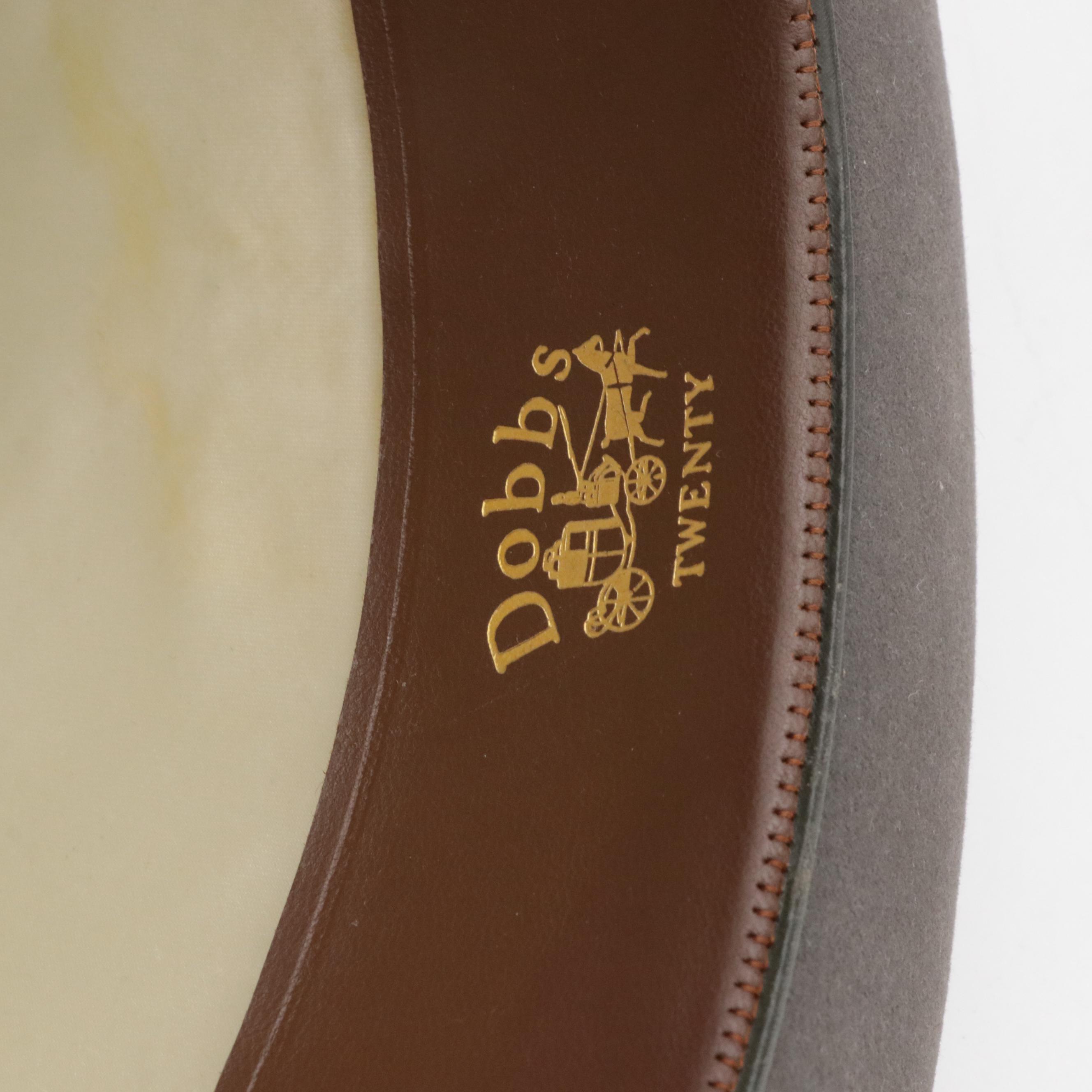 Dobbs Grey Felted Wool Fedora with Black Grosgrain Hatband