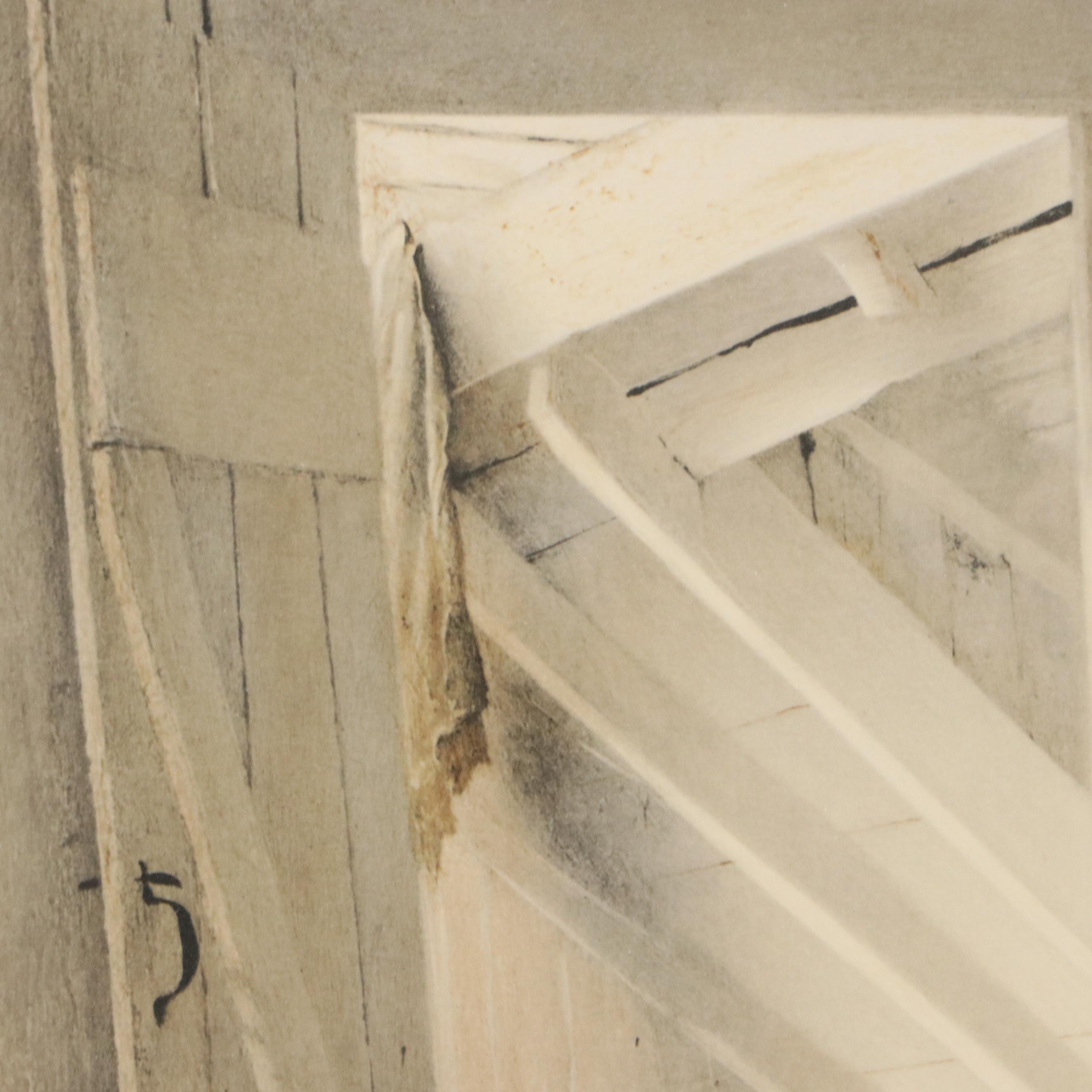 Andrew Wyeth Collotype "Cooling Shed"