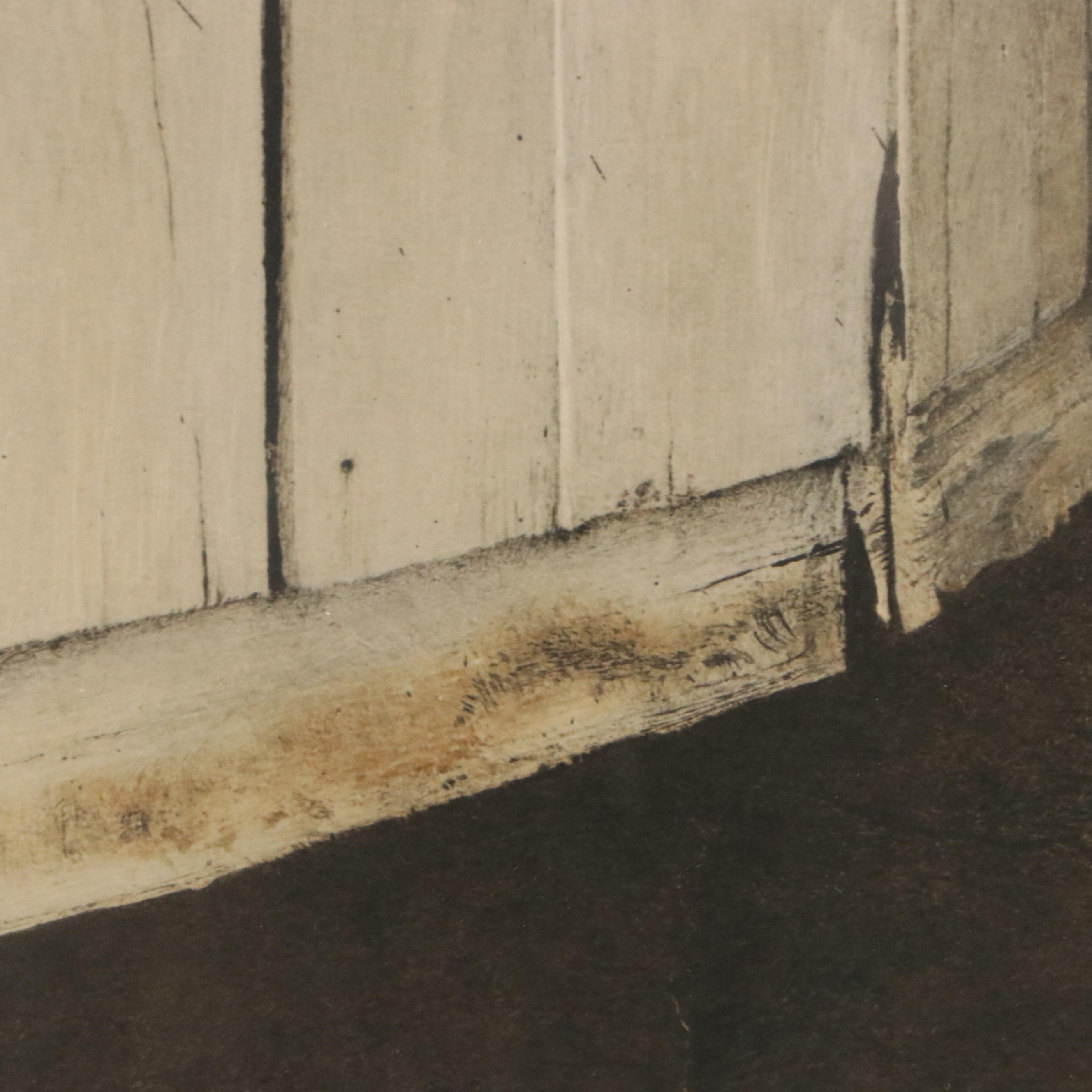 Andrew Wyeth Collotype "Cooling Shed"