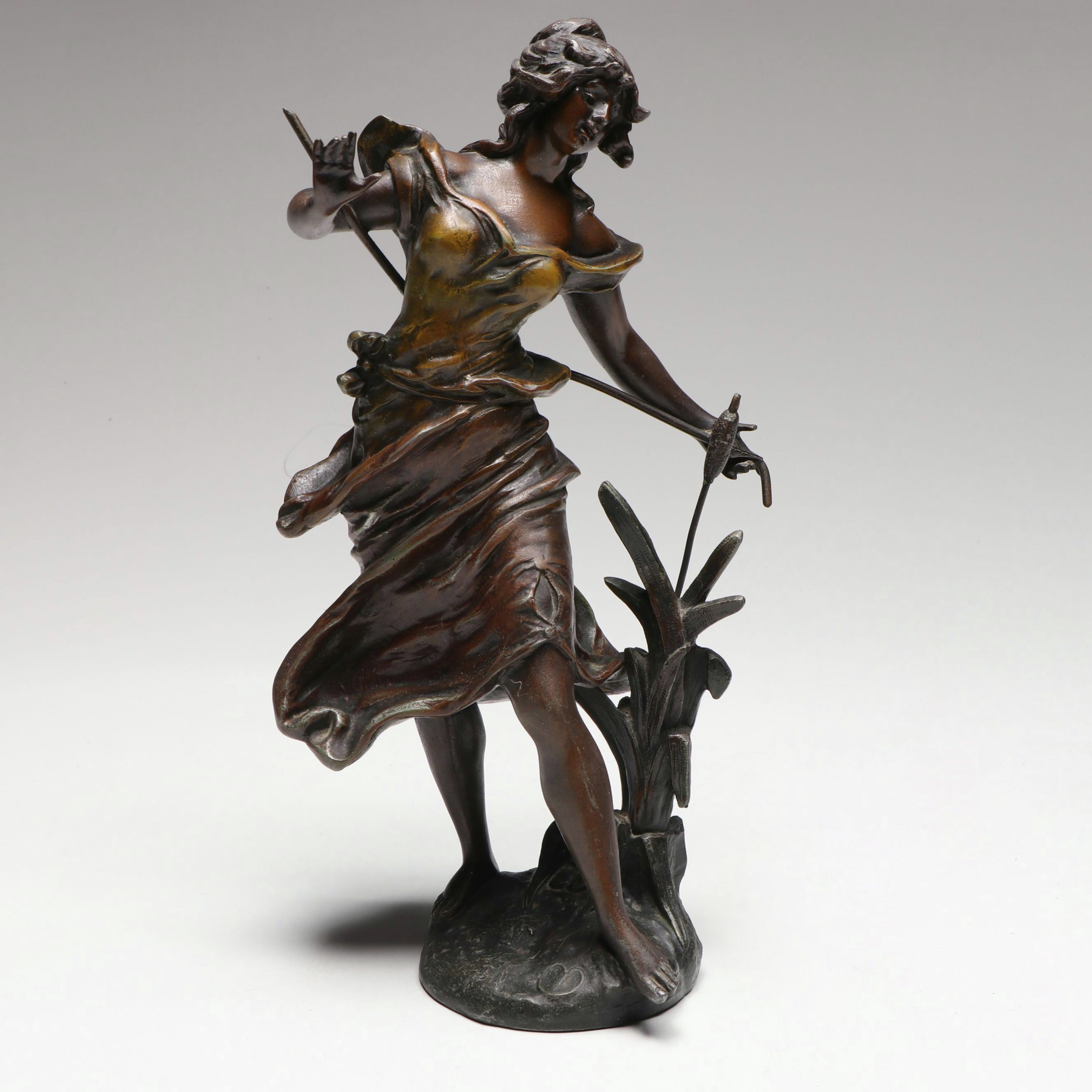 Geo Maxim Bronzed Spelter Sculpture