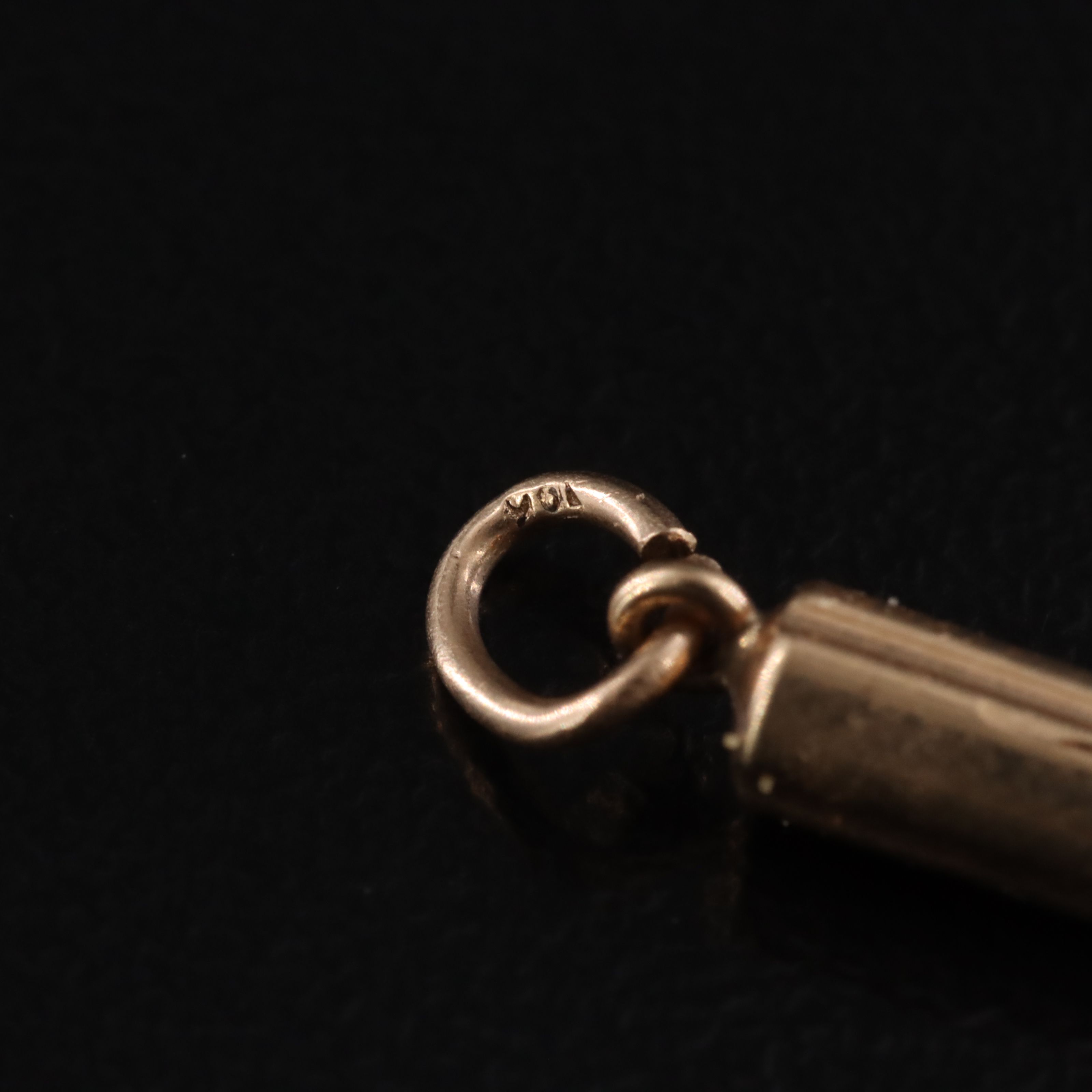 10K Screwdriver Charm Pendant