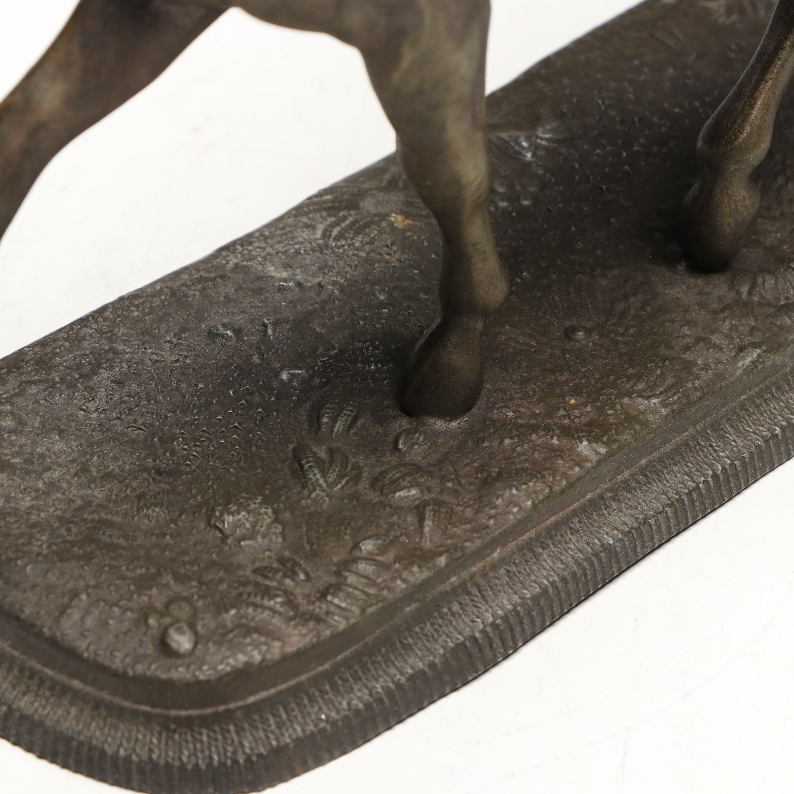 Bronzed Spelter Horse Figure