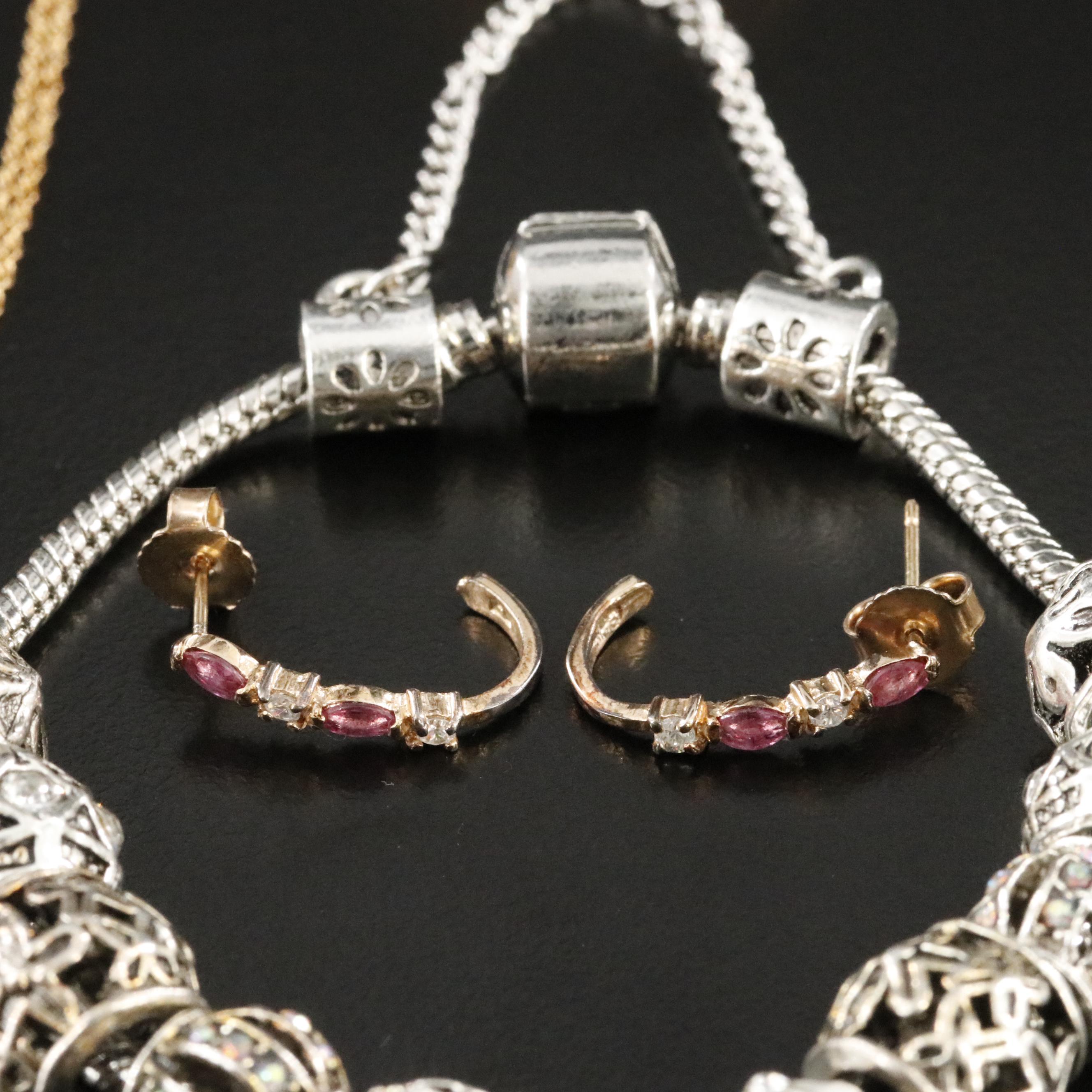 Jewelry Collection Featuring Sterling Pendant on Gold-Filled Necklace