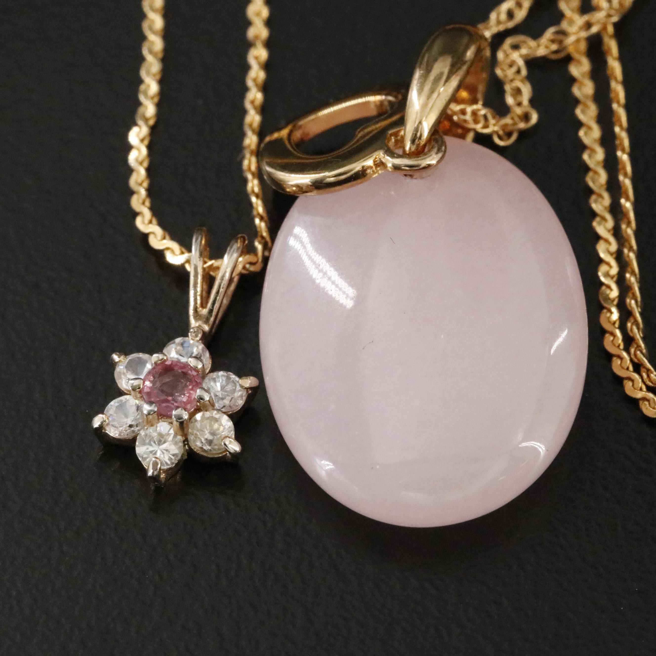 Jewelry Collection Featuring Sterling Pendant on Gold-Filled Necklace