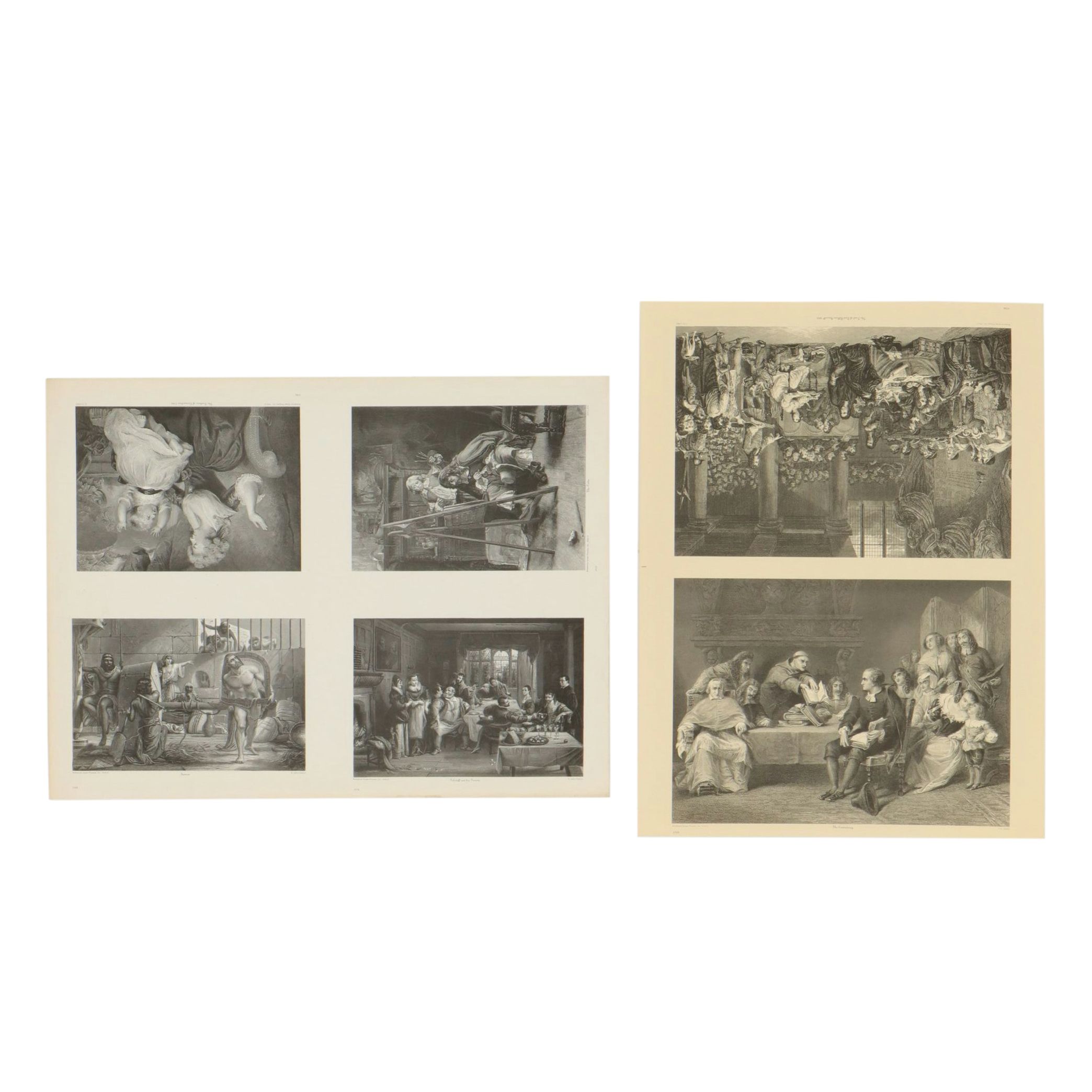 American Screen Process Uncut Lithograph Sheets with "The Controversy", 1970